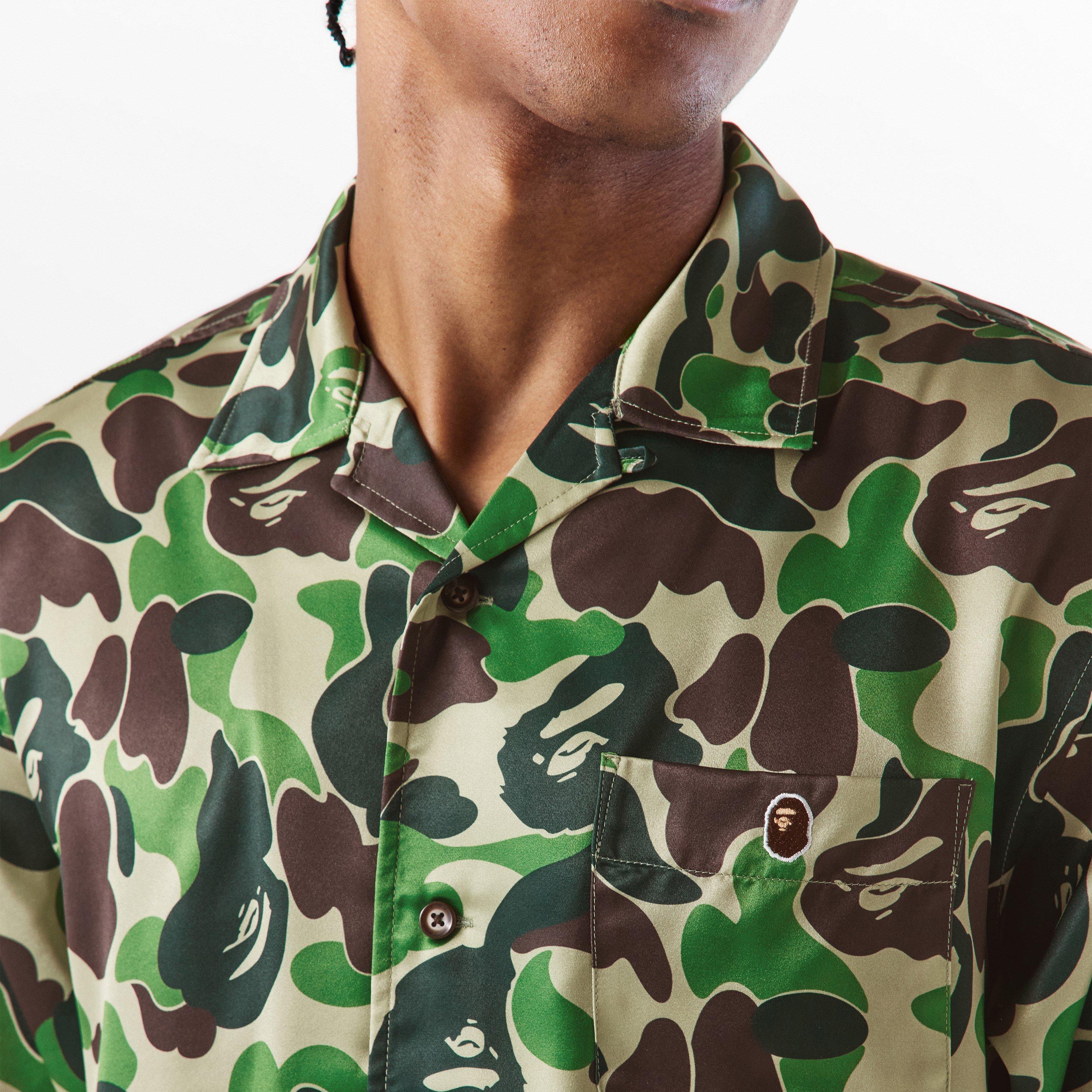Green - A Bathing Ape - Men's Bape Short-Sleeve Patterned Shirt - 5