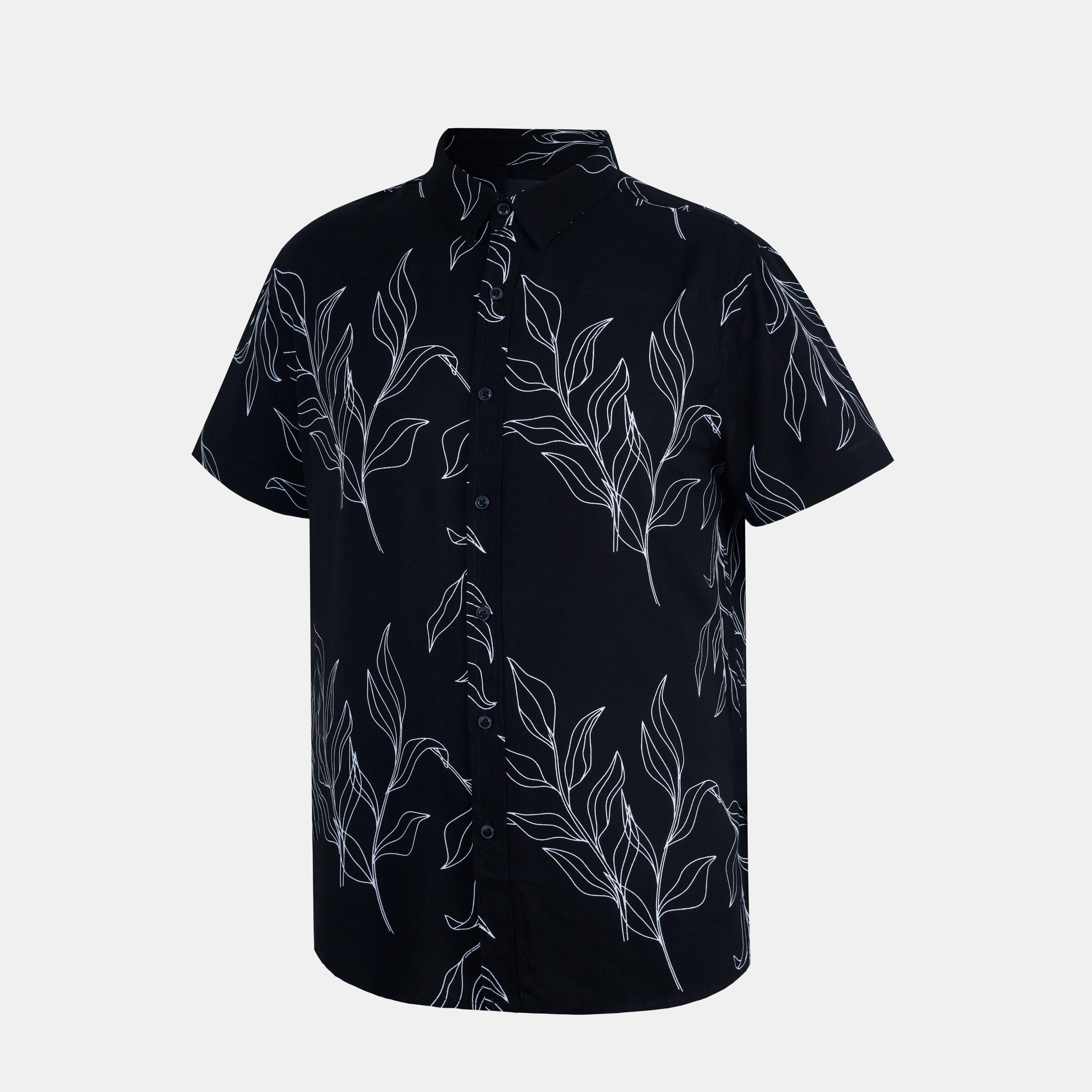 Grey - Firetrap - Short-Sleeve Patterned Shirt - 3