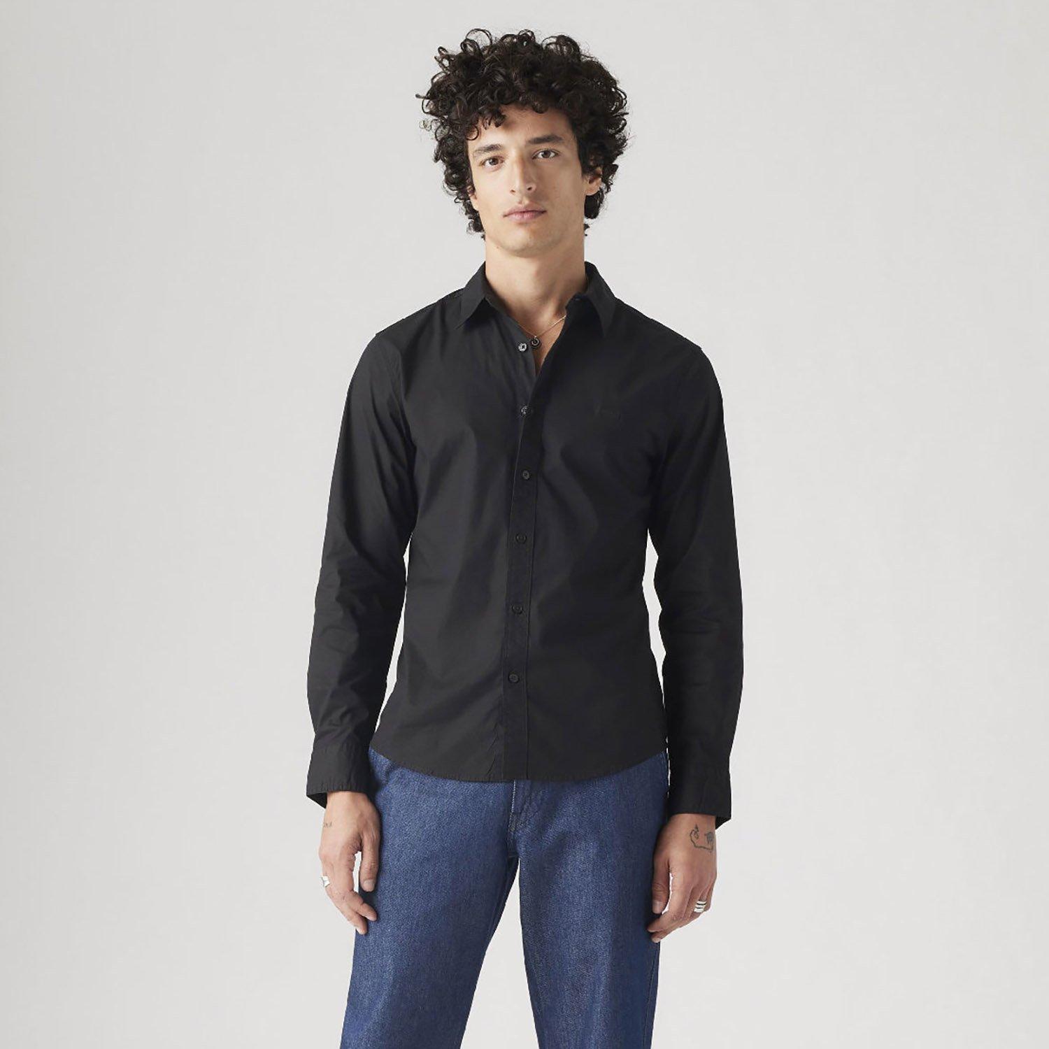 Negro azabache - Levis - Levis Slm Fit Shirt Sn99 - 2