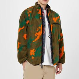 Billionaire Boys Club Reversible Camo Print Fleece Jacket