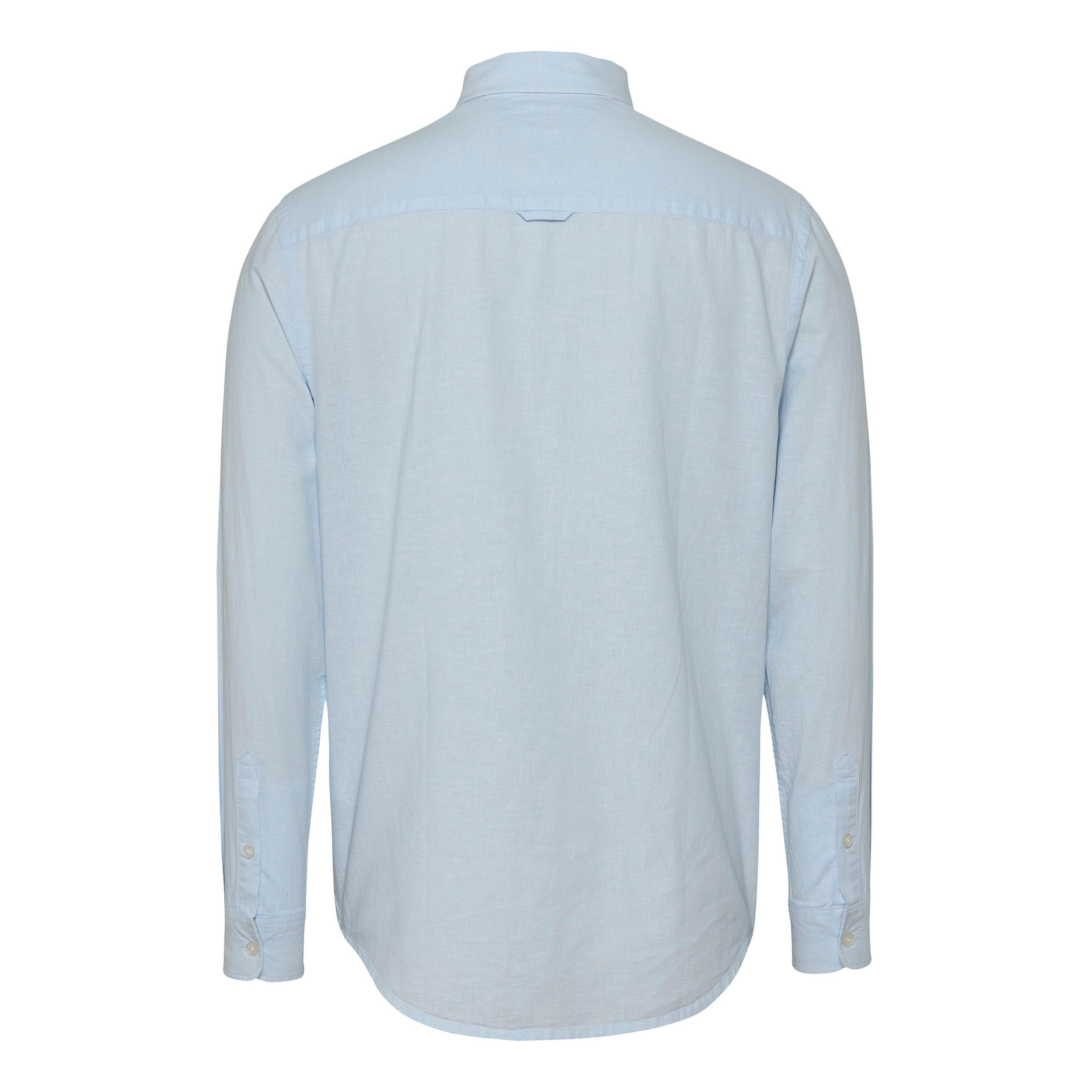 Dolce Blu - Tommy Jeans - Men's Regular Linen Long-Sleeve Plain Shirt - 6