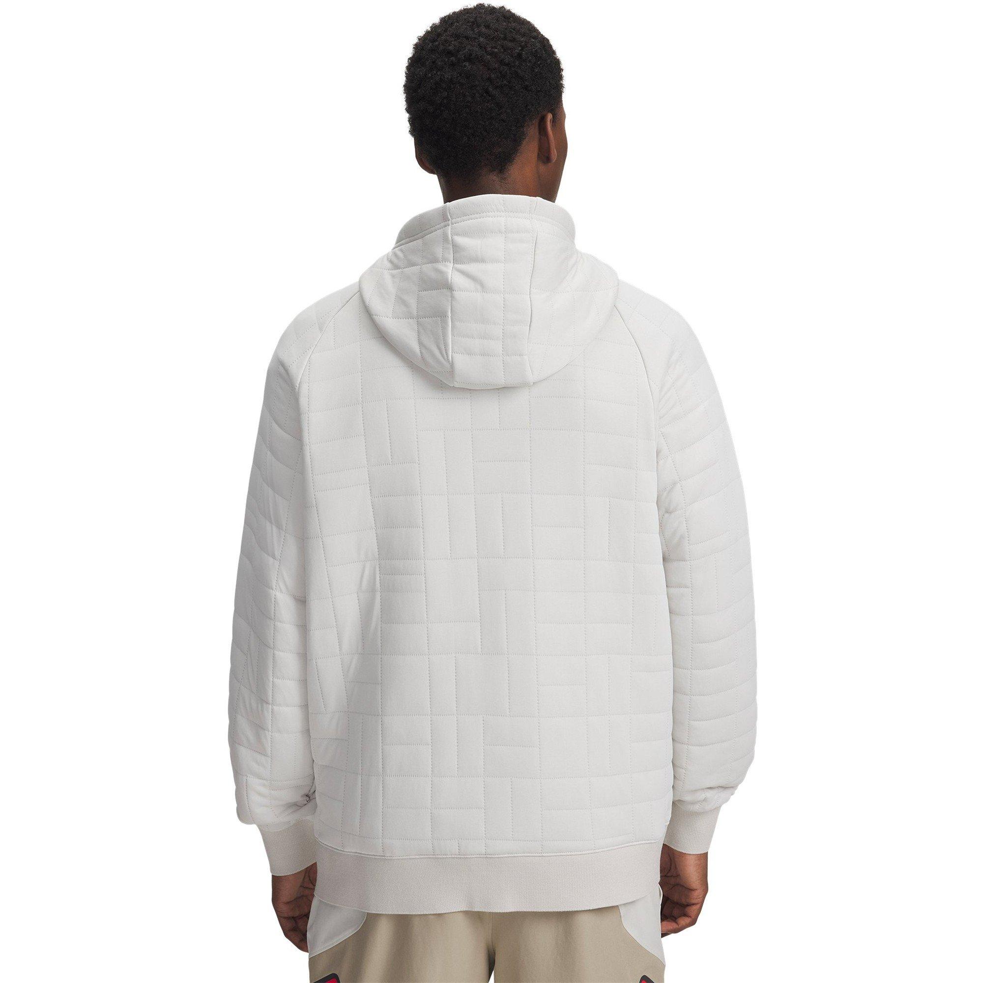 White - Under Armour - Men's Unstoppable Fleece Full Zip Top - 2