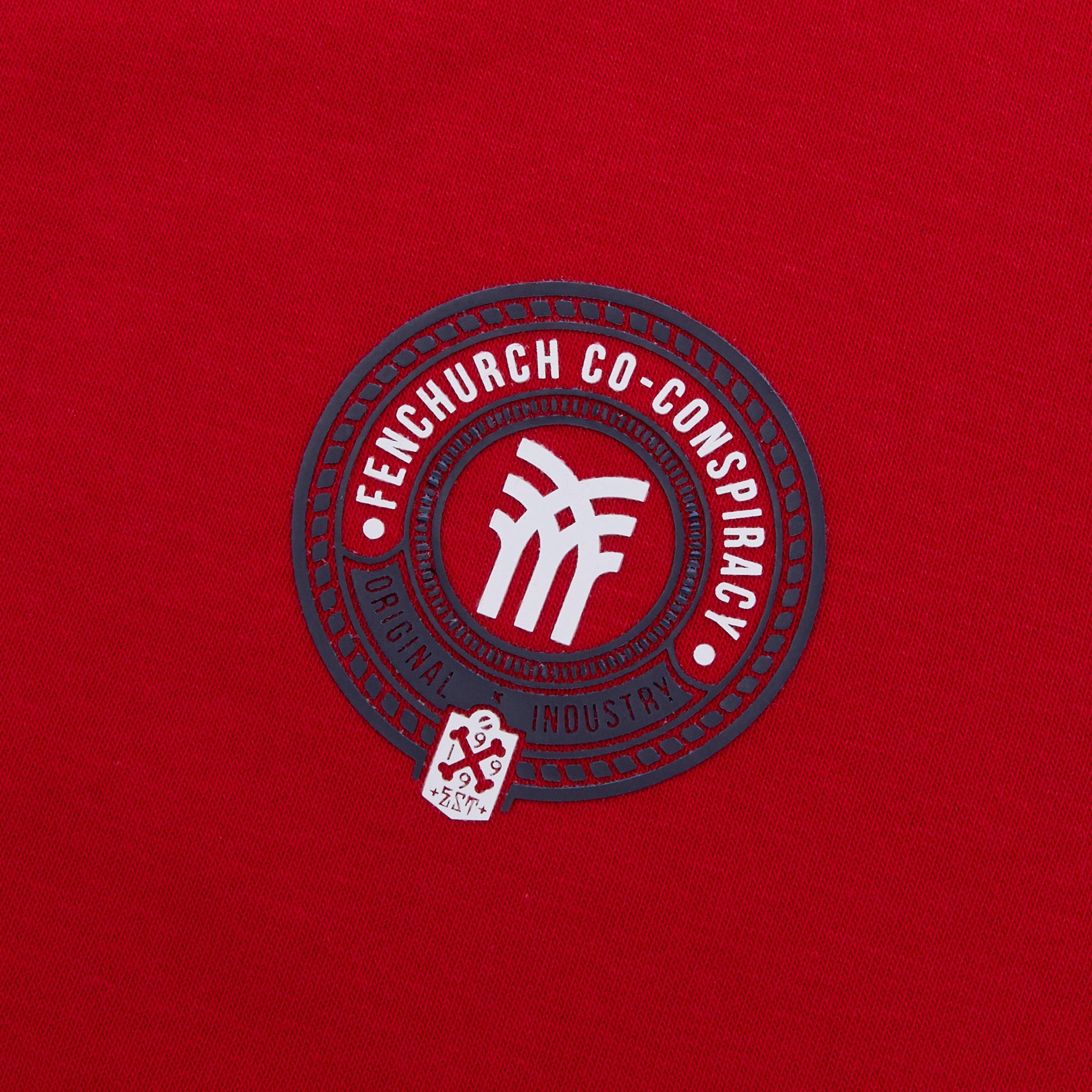 Red - Fenchurch - Men's Crest Full Zip Fleece Jacket - 3
