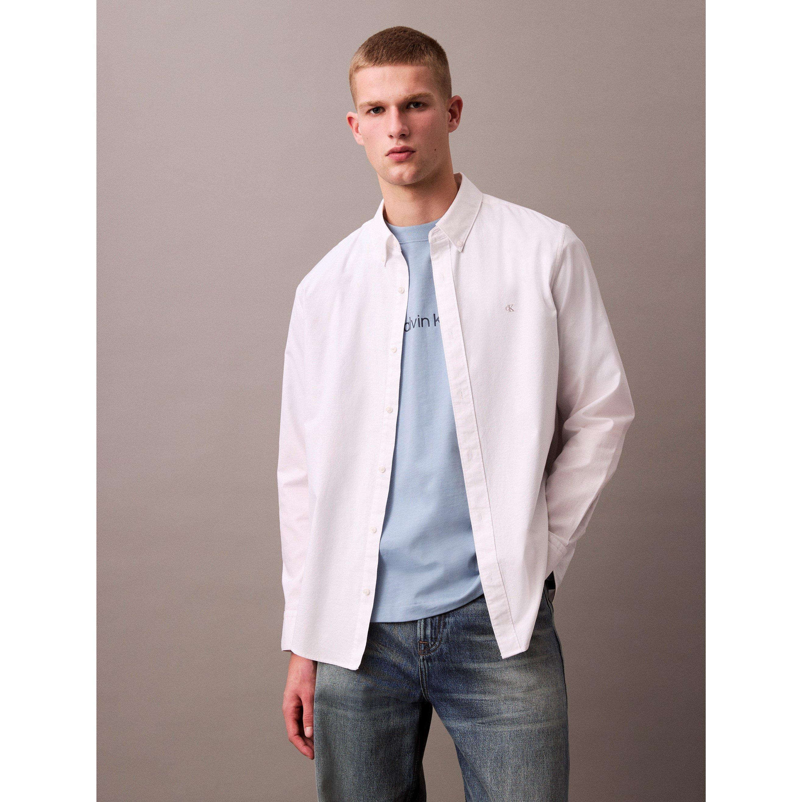 Brilliant White - Calvin Klein Jeans - CKJ Oxford Shirt Sn62 - 2
