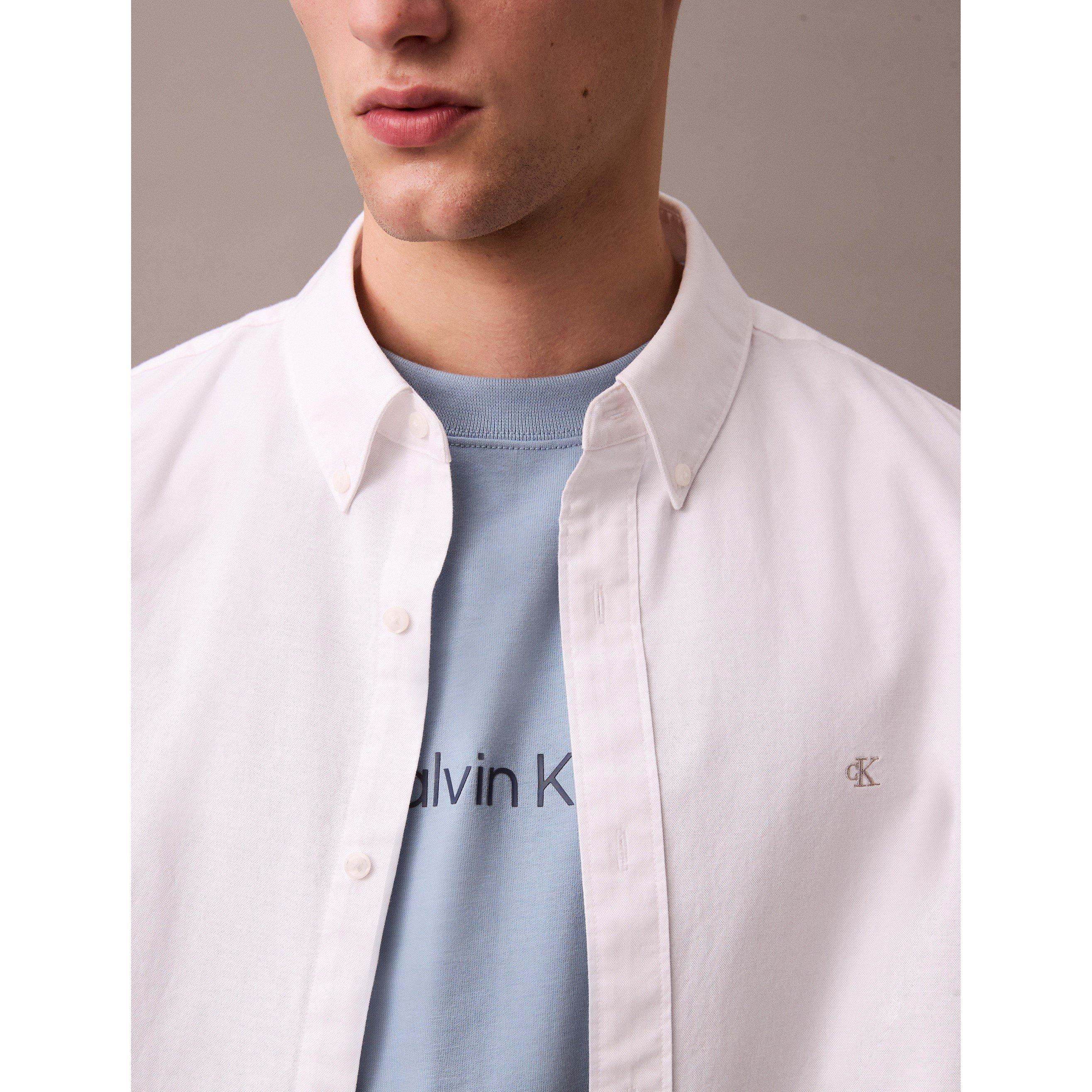 Brilliant White - Calvin Klein Jeans - CKJ Oxford Shirt Sn62 - 6