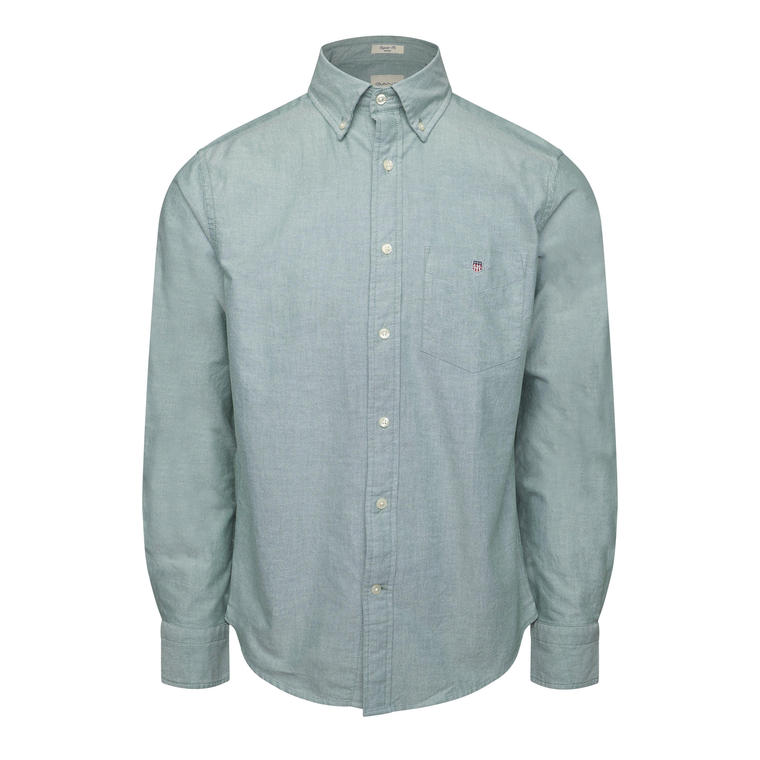 Gant Gant Reg Oxford Shirt Forest Green L - Size 2XL