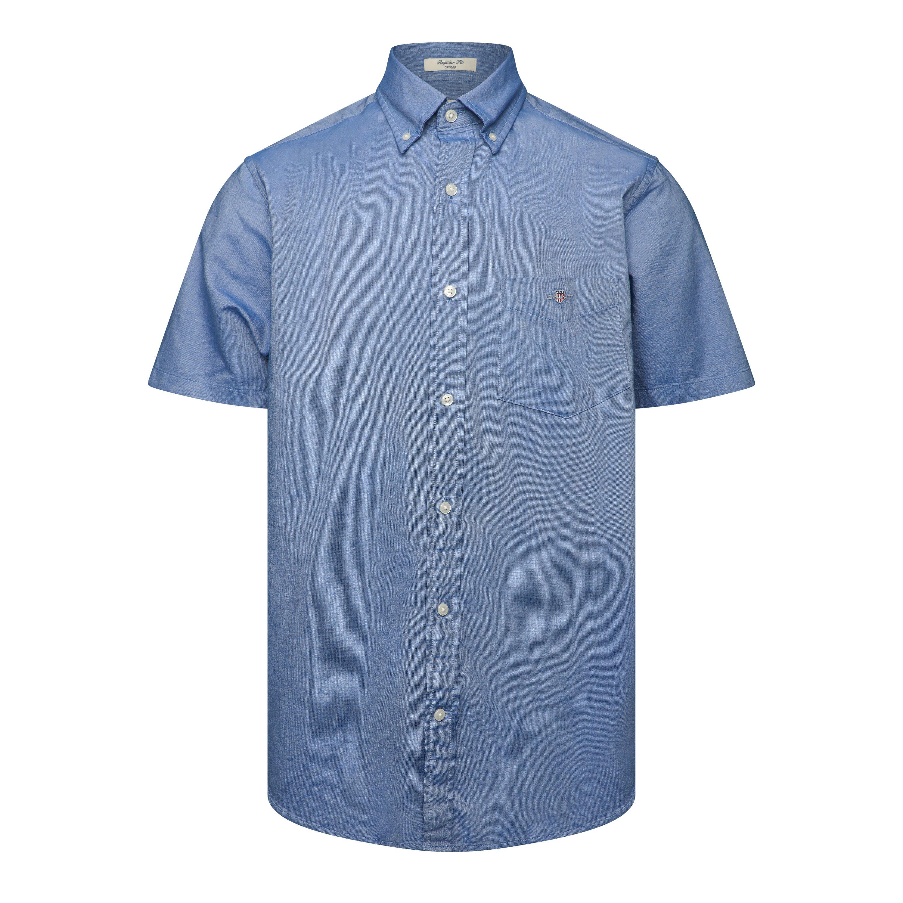 Gant Reg Oxford Ss Shirt Milky Matcha L