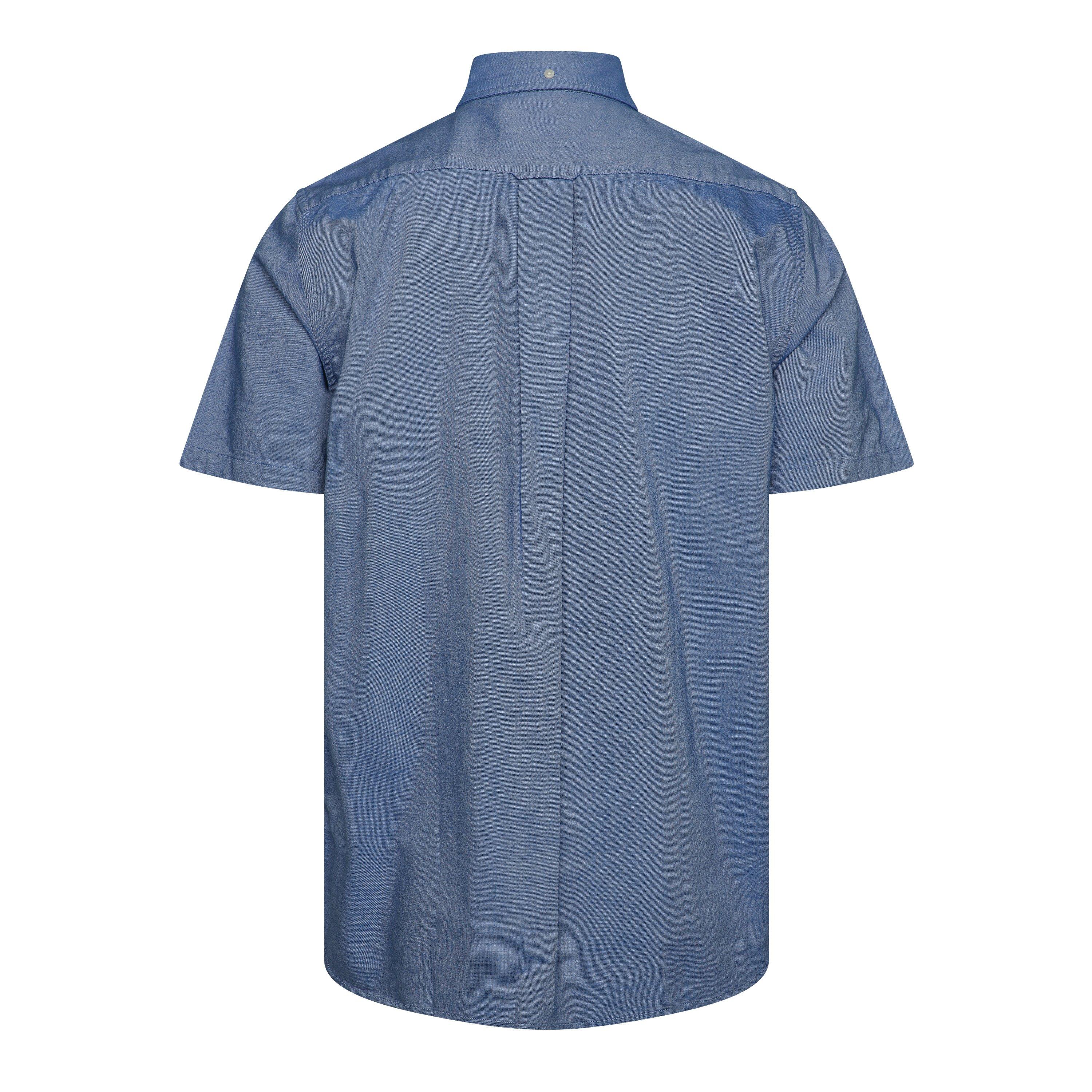 BLEU RICHE - Gant - Gant Reg Oxford Ss Shirt Milky Matcha L - 2