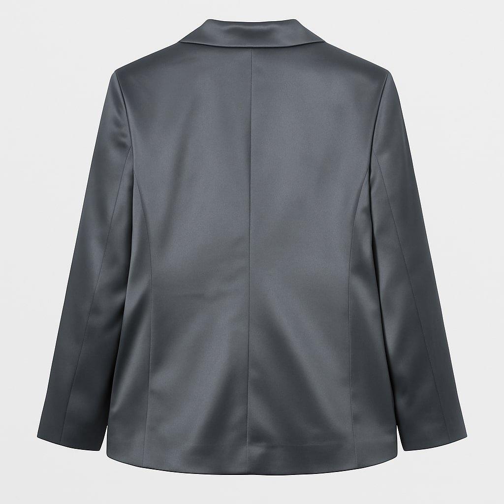 Grey - I Saw It First - Satin Blazer - 2