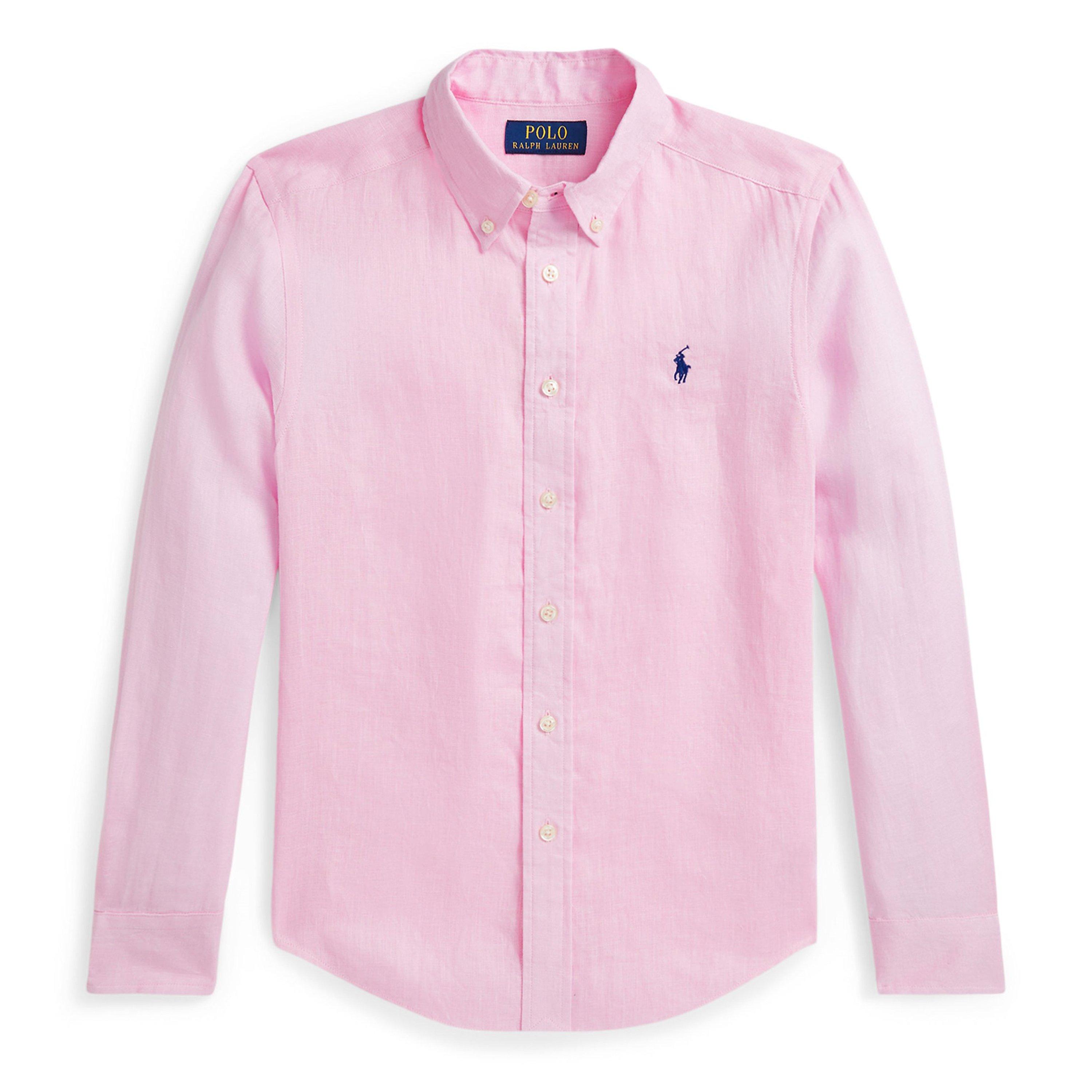 Carmel Pink - Polo Ralph Lauren - Long Sleeve Shirt Juniors - 1