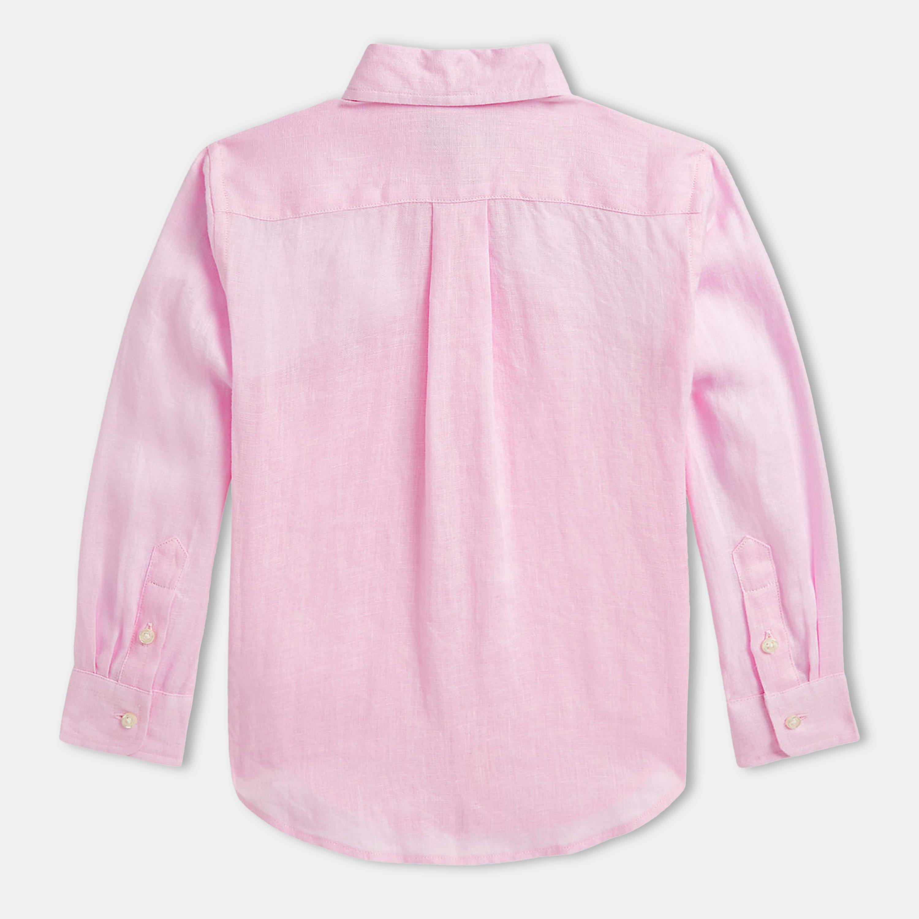 Carmel Pink - Polo Ralph Lauren - Long Sleeve Shirt Juniors - 2