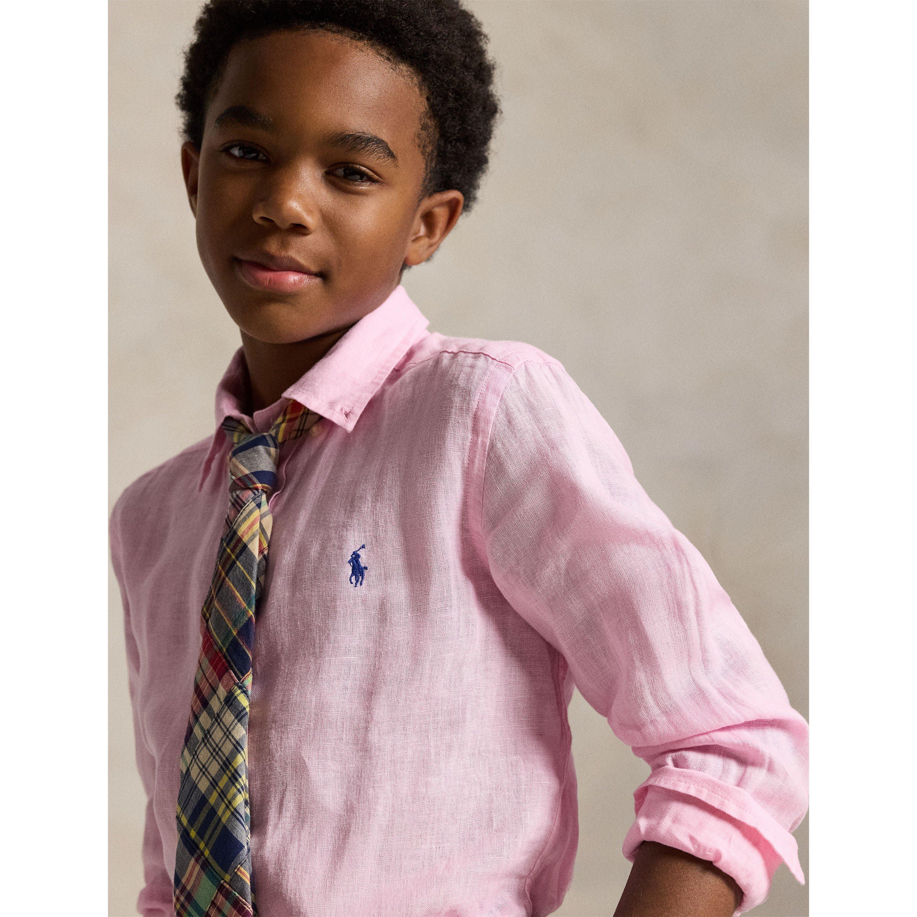 Carmel Pink - Polo Ralph Lauren - Long Sleeve Shirt Juniors - 4