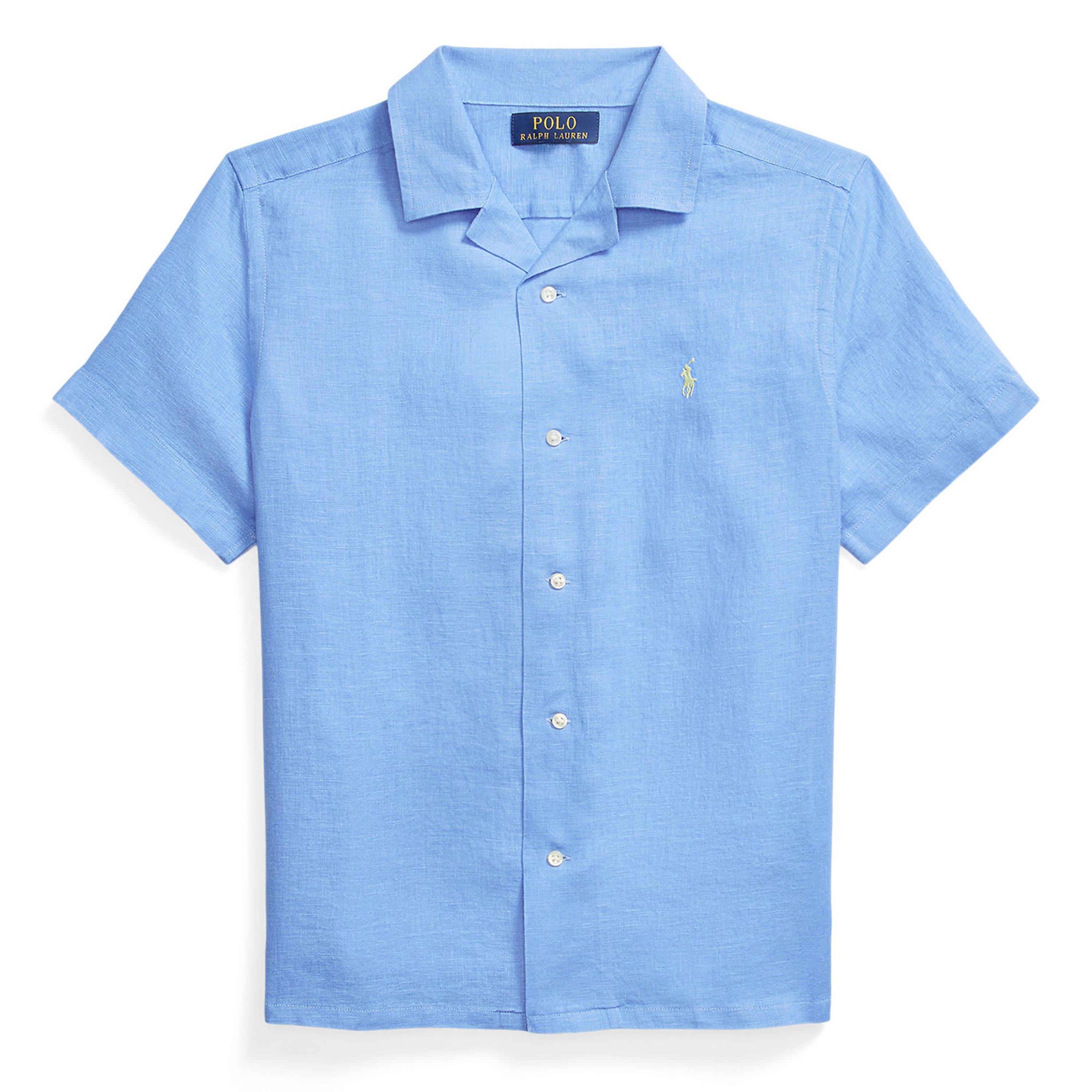 Polo Ralph Lauren  Harbor Island Kids' Short Sleeve Oxford Shirt - 18-20Y/XL