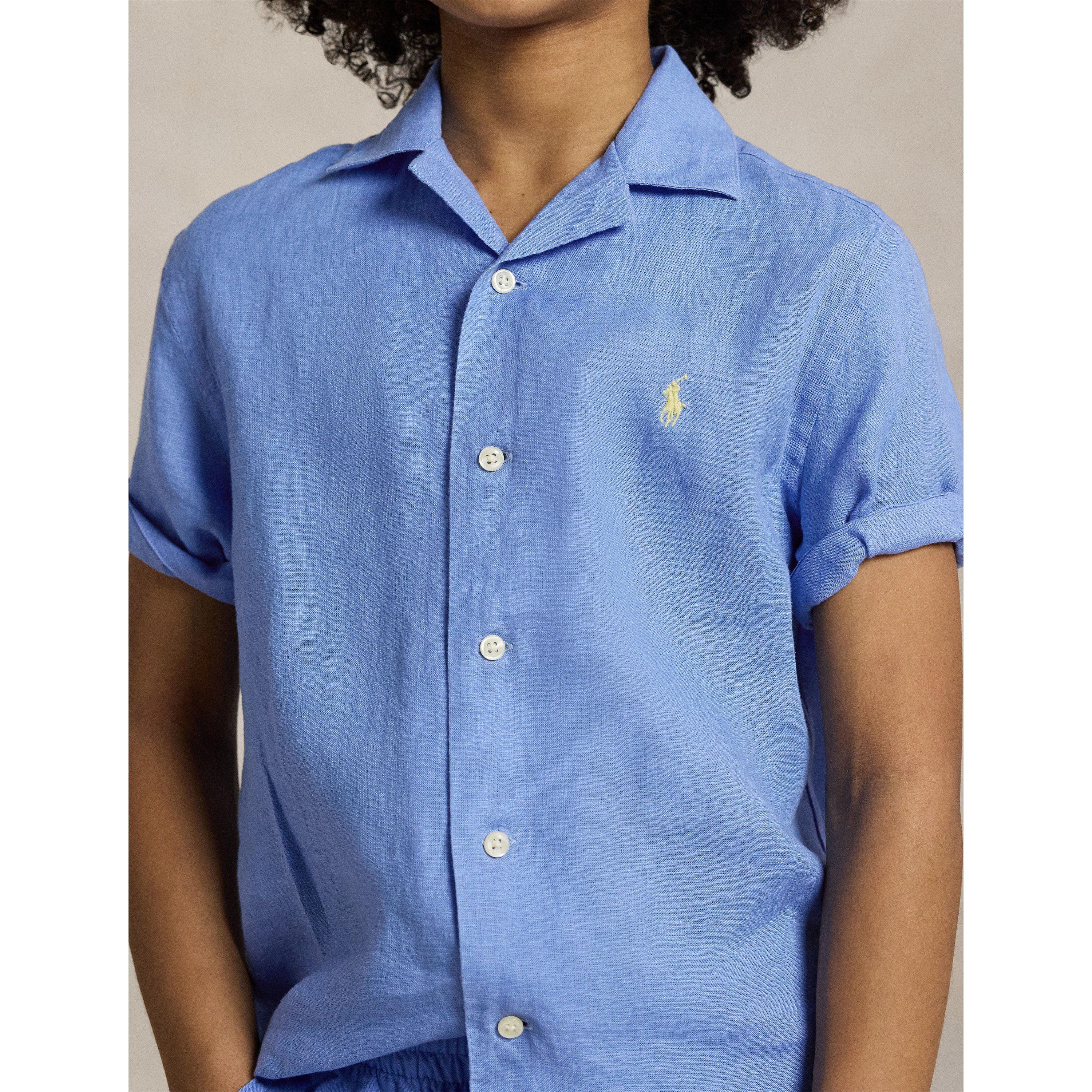 Harbor Island - Polo Ralph Lauren - Kids' Short Sleeve Oxford Shirt - 4