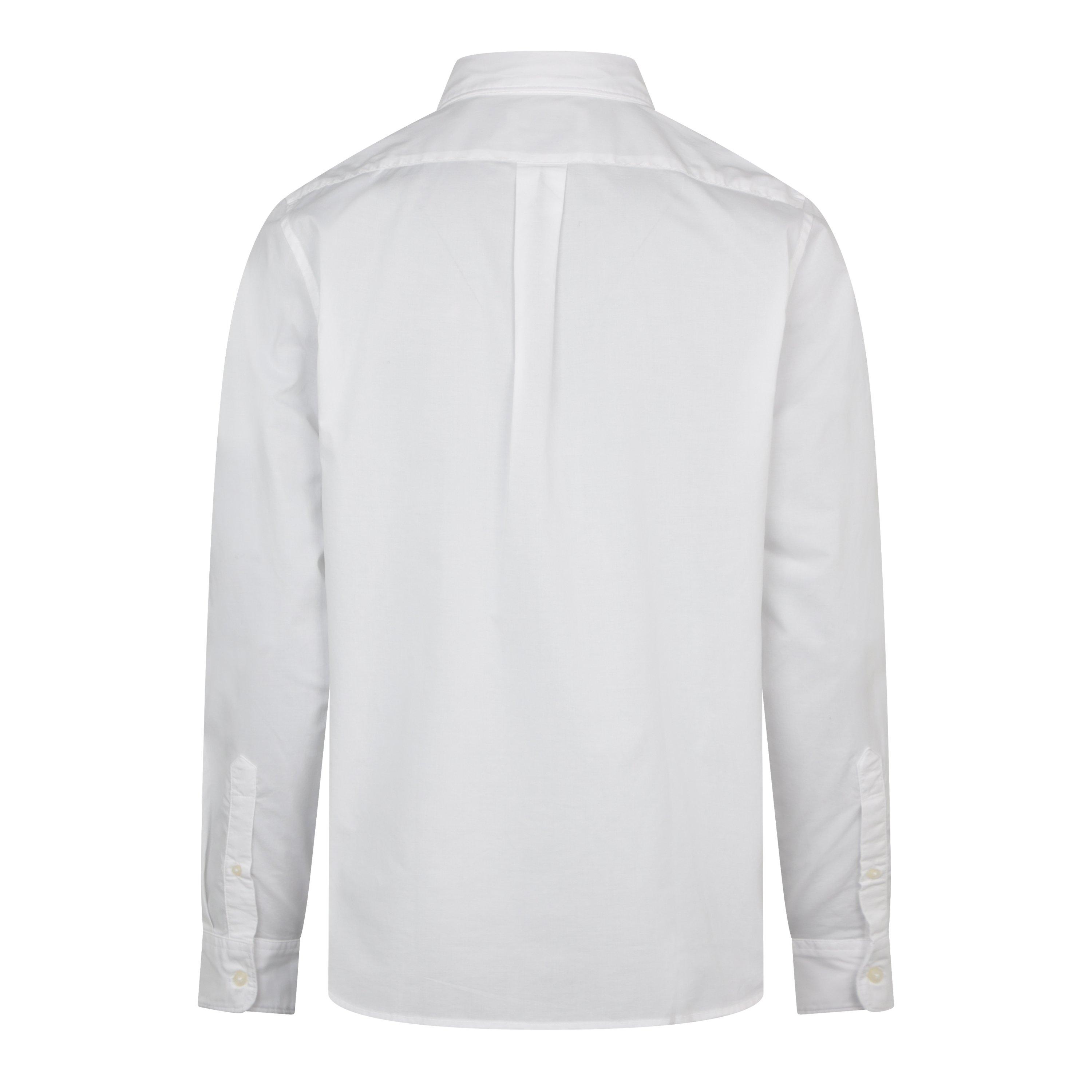 White - Timberland - Timberland Long Sleeve Stretch Poplin Shirt Bl - 2