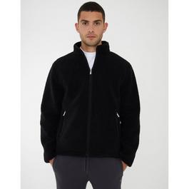 Threadbare TB Zip Through Borg Top Mens