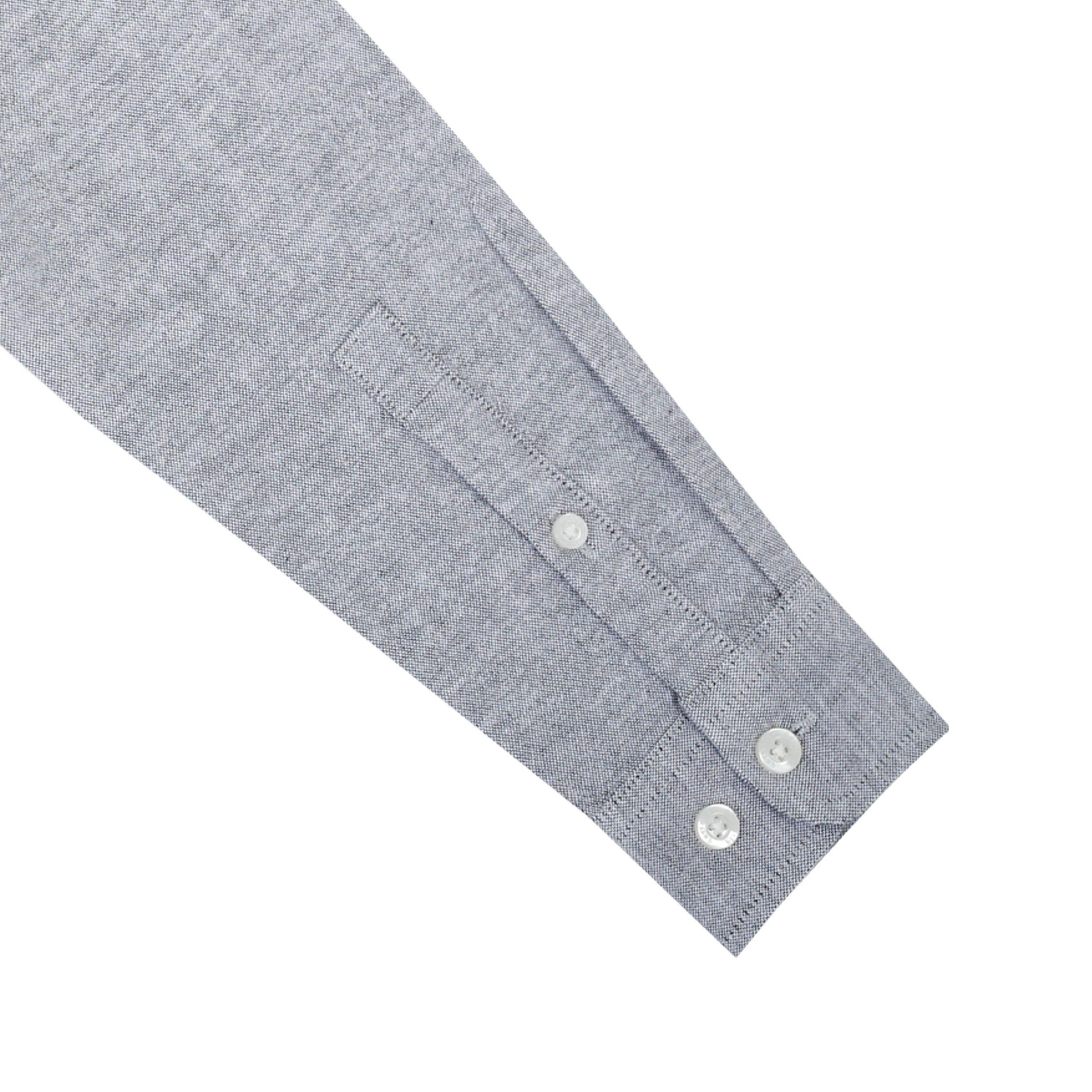 Grå - Firetrap - Long-Sleeve Oxford Shirt - 4