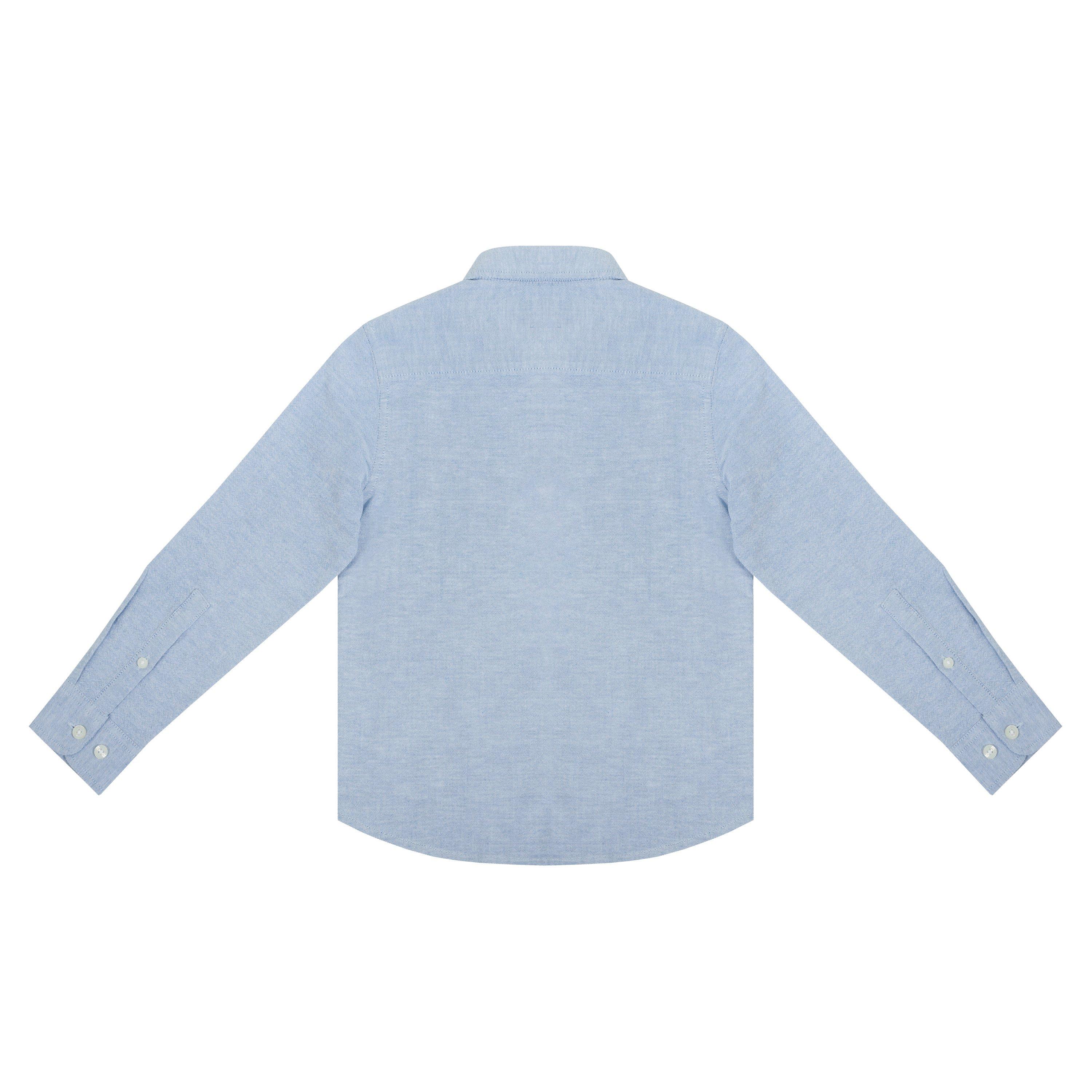 Blue Oxford - Firetrap - Long-Sleeve Oxford Shirt - 2