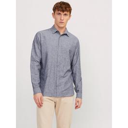 Jack and Jones JW Long Sleeve Linen Shirt