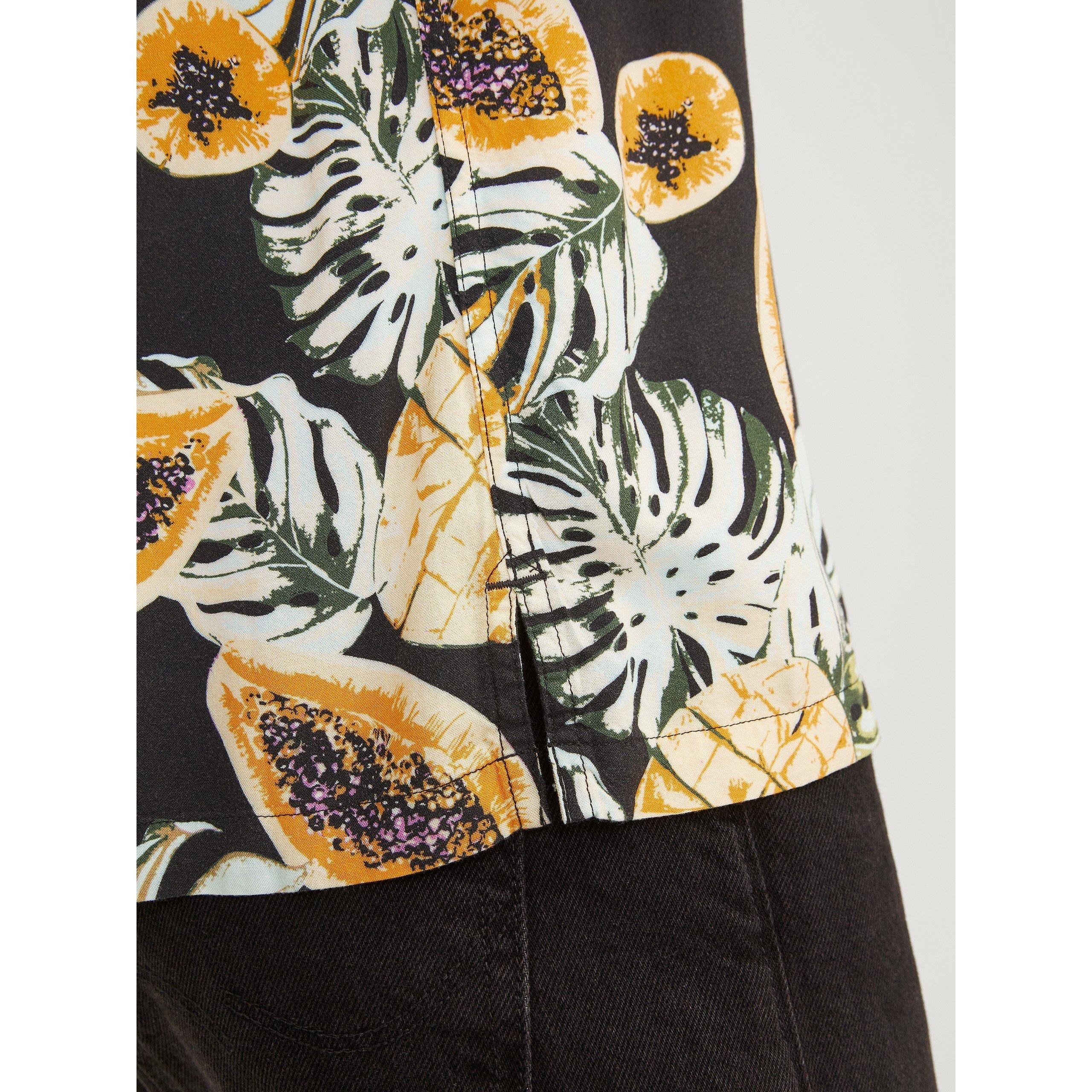 Black - Jack and Jones - Tampa Short-Sleeve Plain Shirt - 5