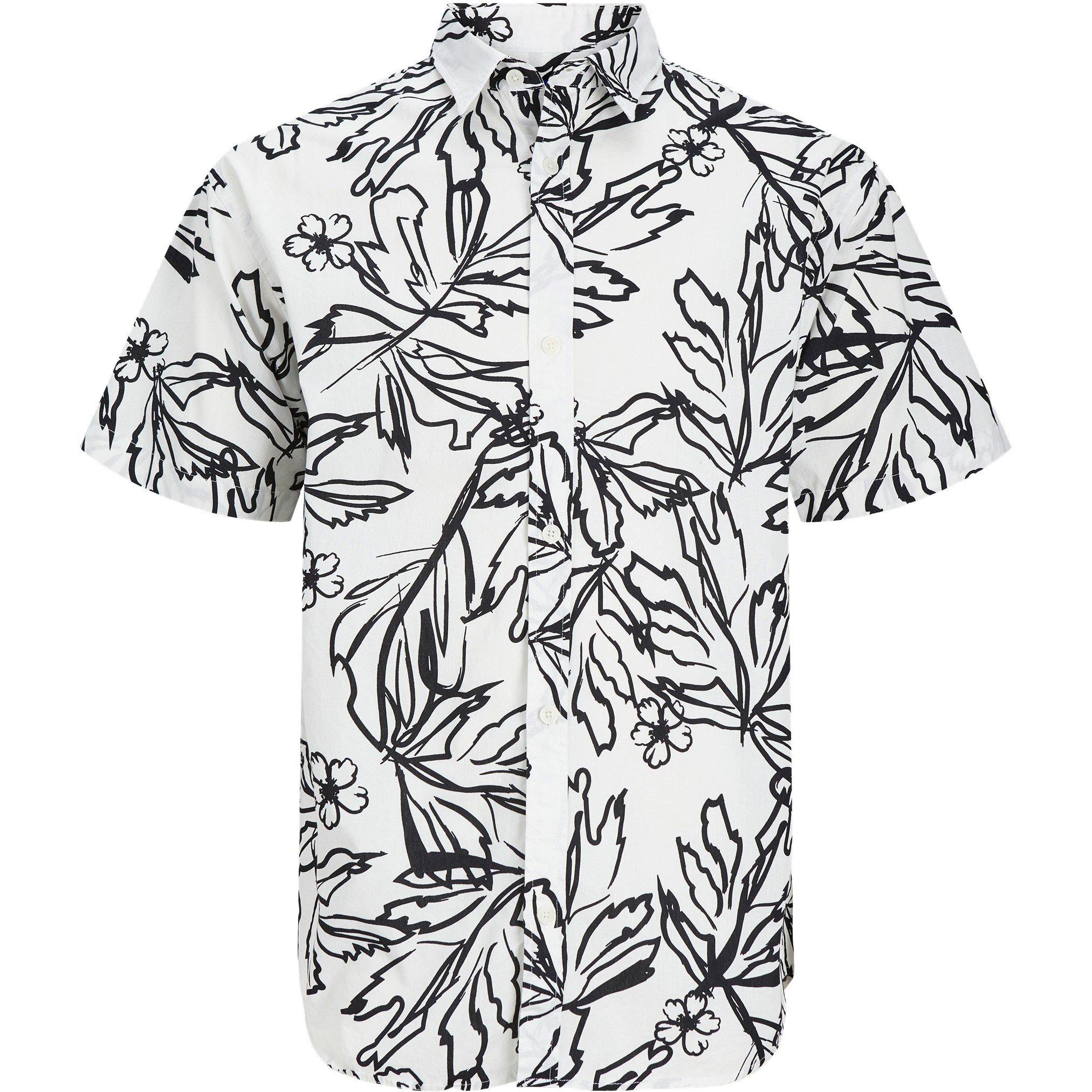 Cloud Dancer - Jack and Jones - Men's All Over Print Short-Sleeve Shirt - 6