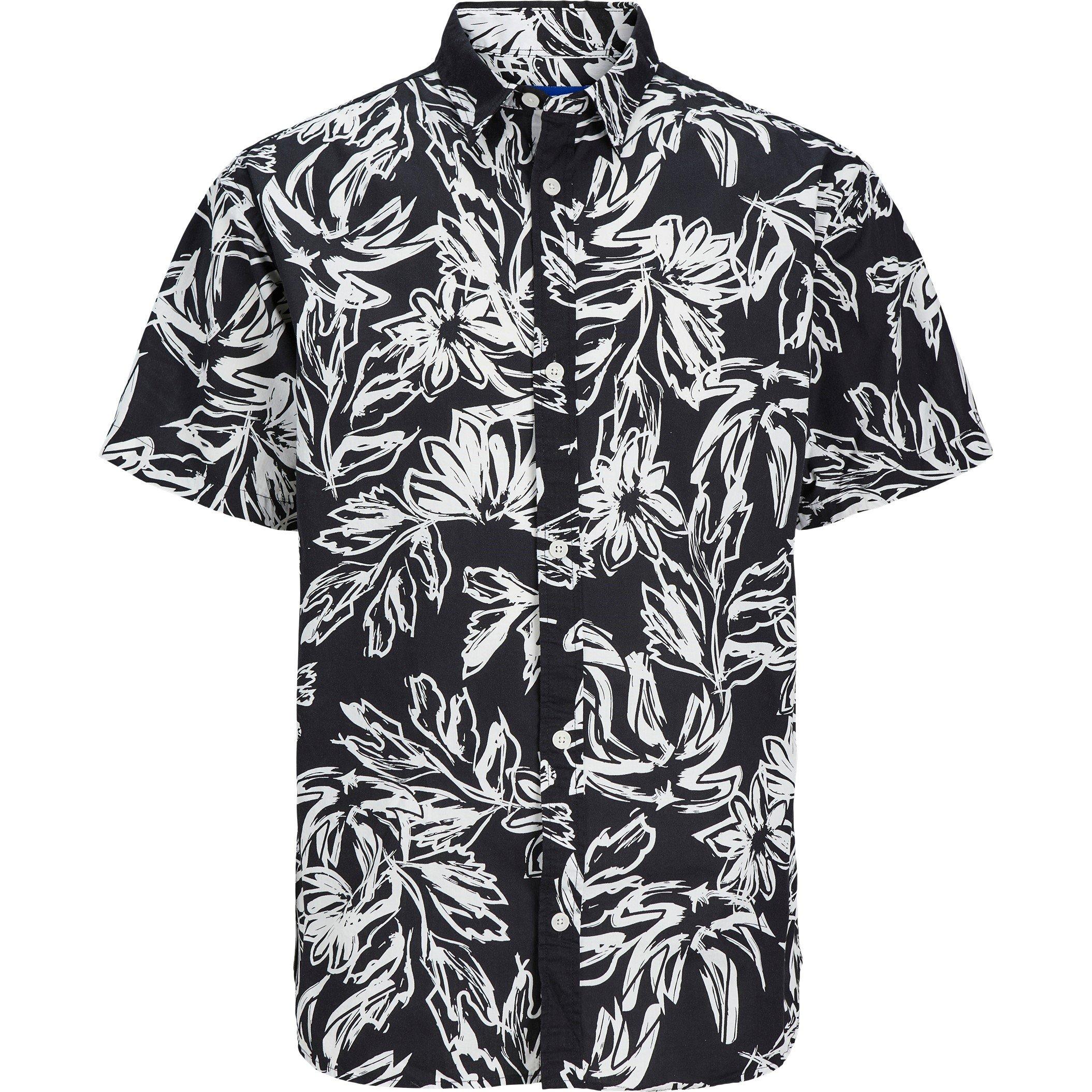 Black - Jack and Jones - All Over Print Short-Sleeve Shirt - 6