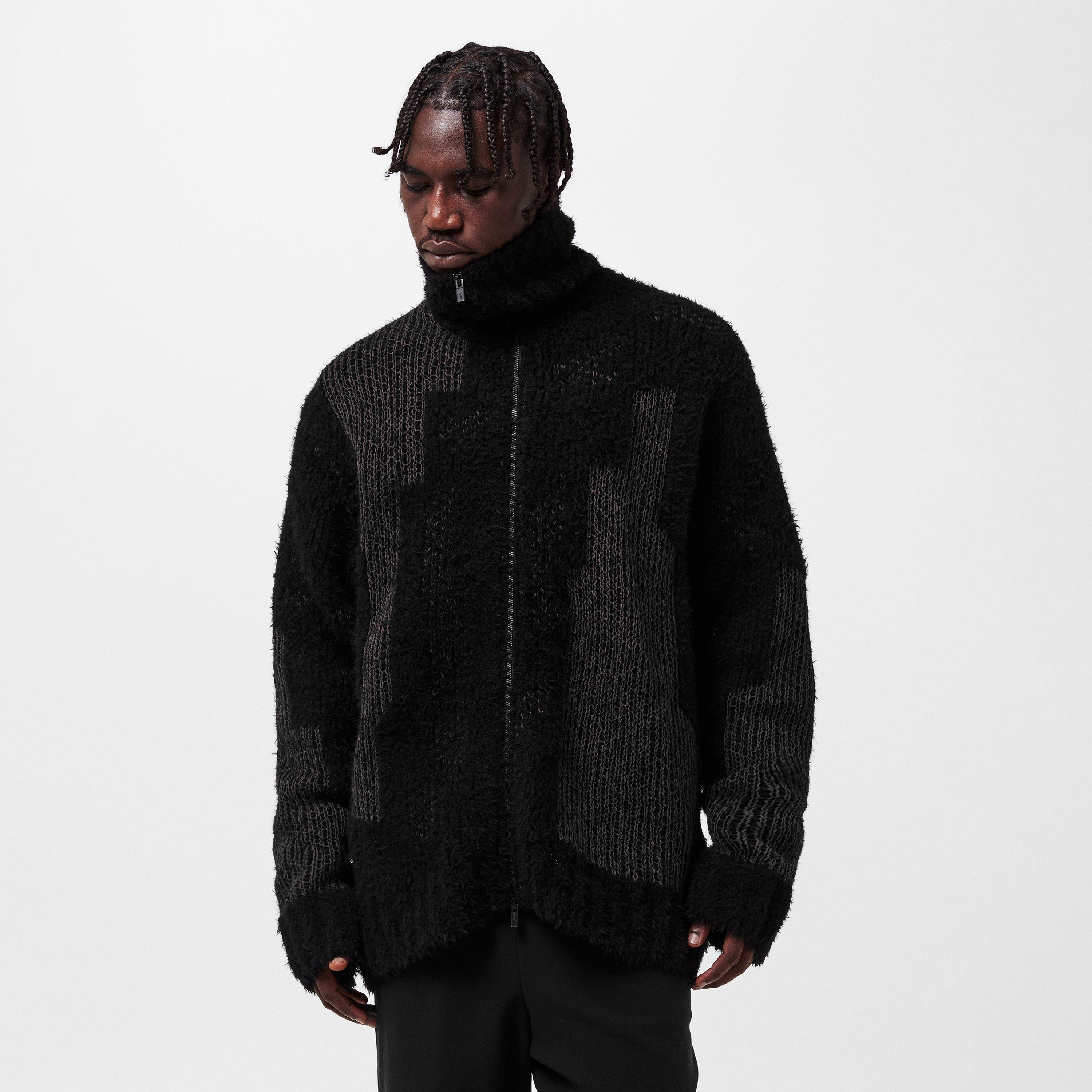 Charcoal - Yohji Yamamoto - Men's Full Zip Fleece - 3
