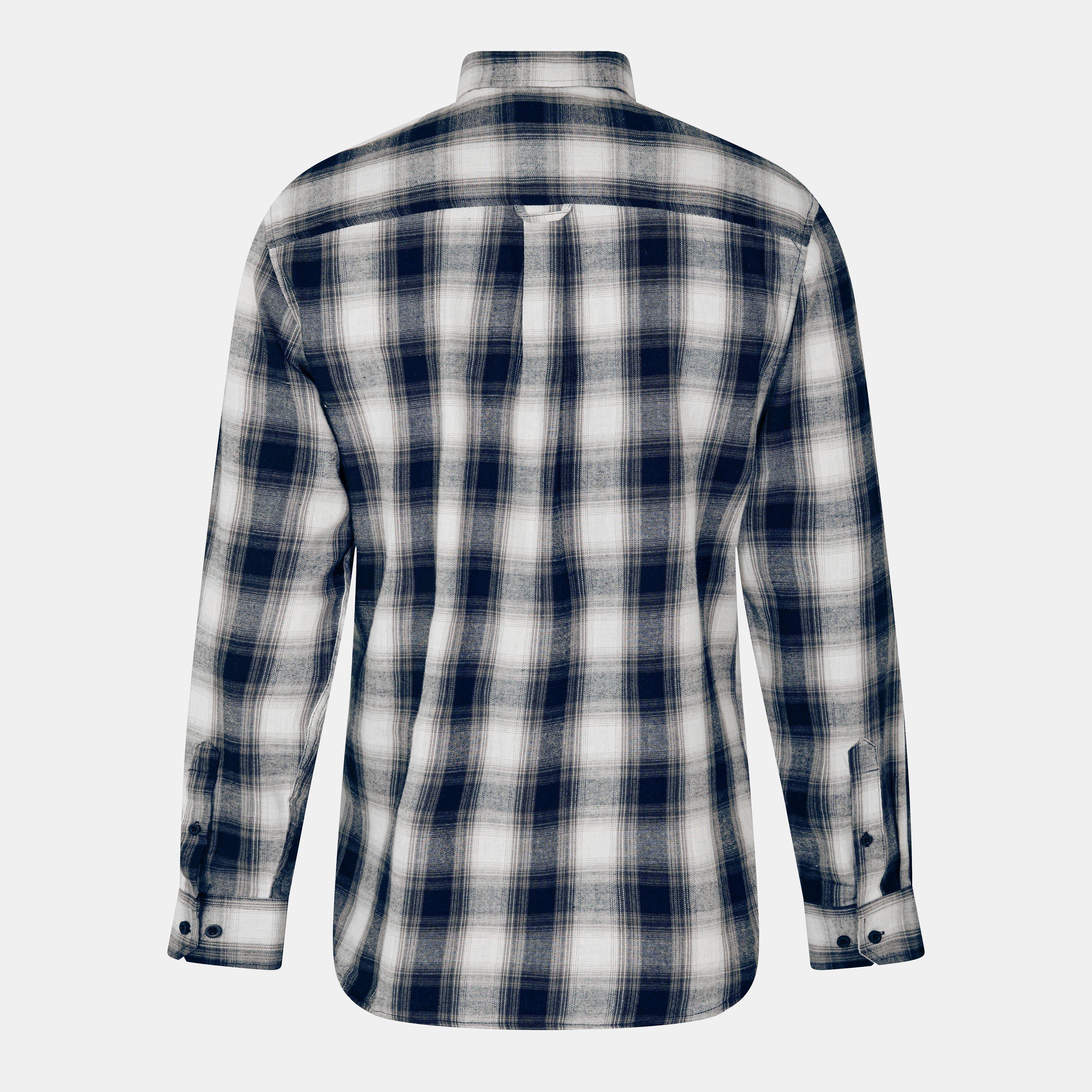 Crna - Threadbare - Cheque Long-Sleeve Patterned Shirt - 2