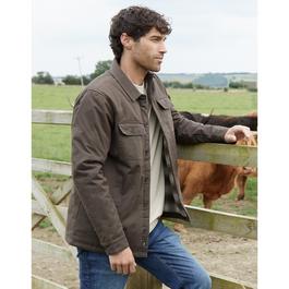 Threadbare TB Check Lined Shacket Mens