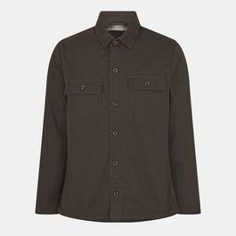 Threadbare Check Lined Shacket Mens