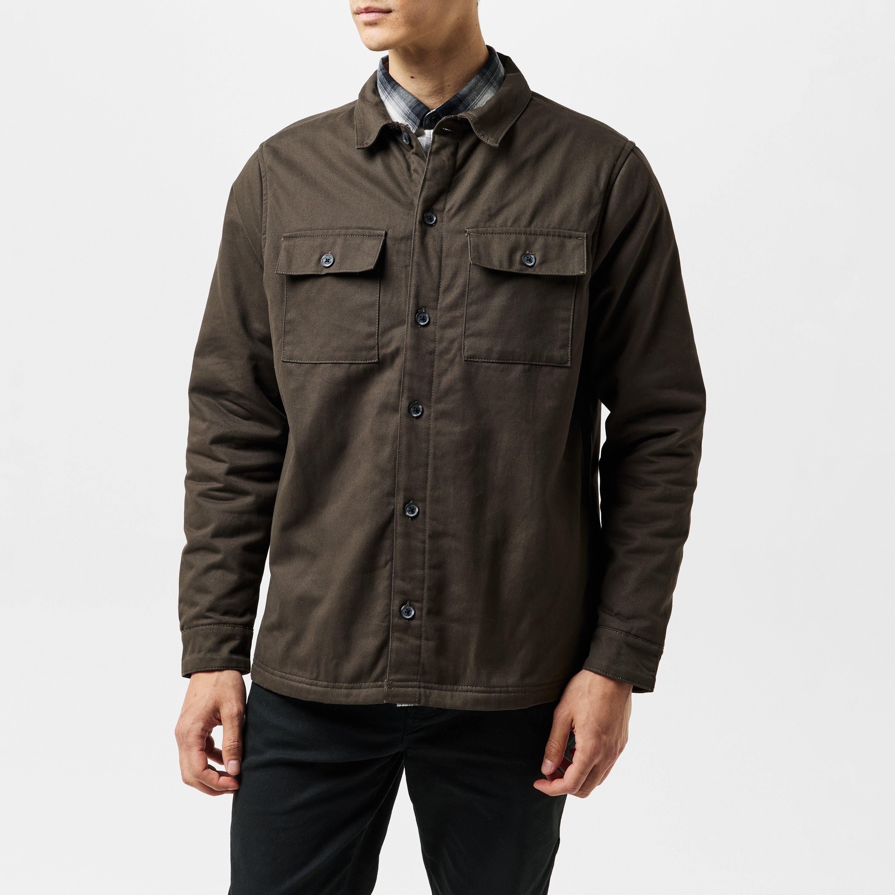 Chocolate - Threadbare - Cheque Lined Long-Sleeve Shirt - 3