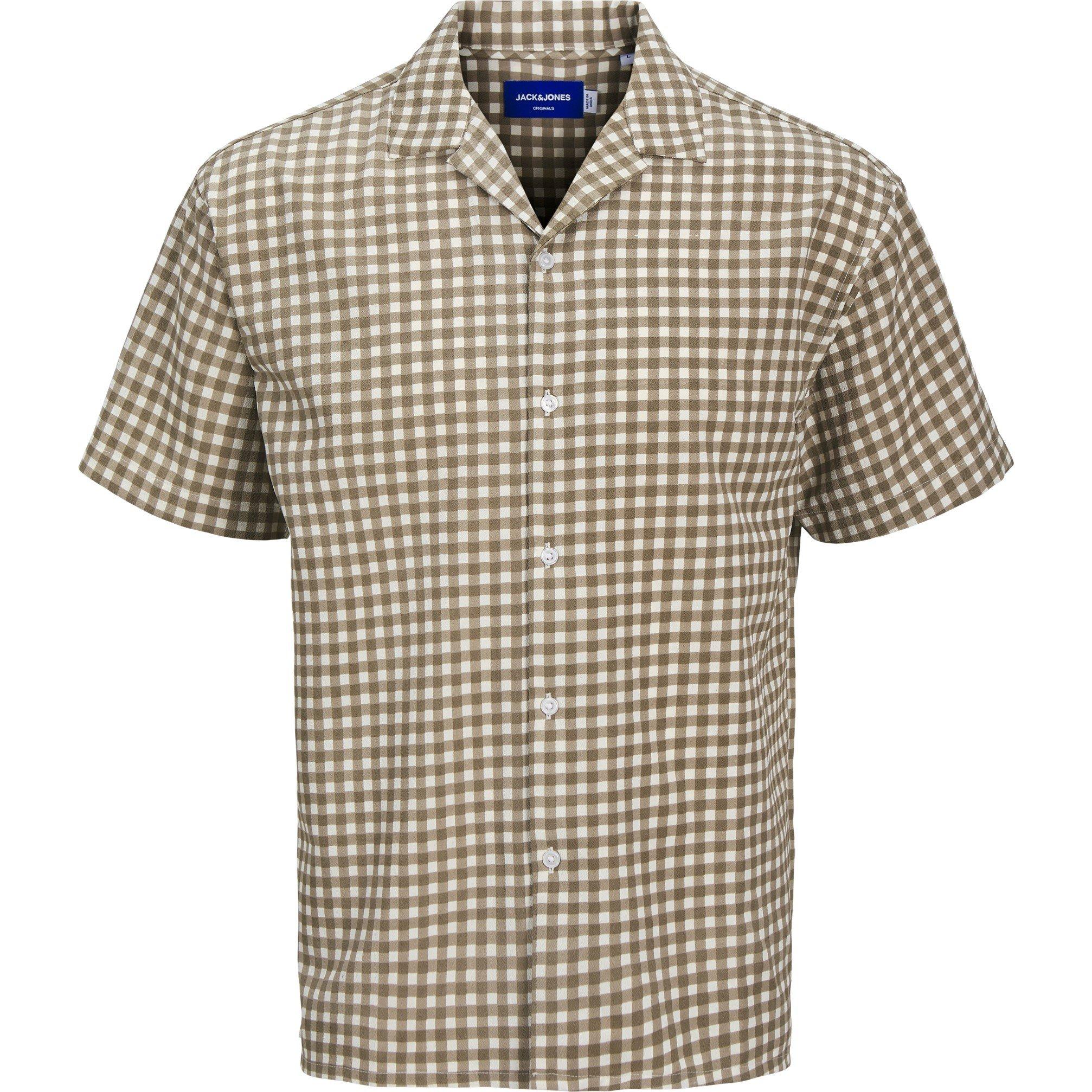 Cloud Dancer - Jack and Jones - Men's JJ Short-Sleeve Plain Shirt
