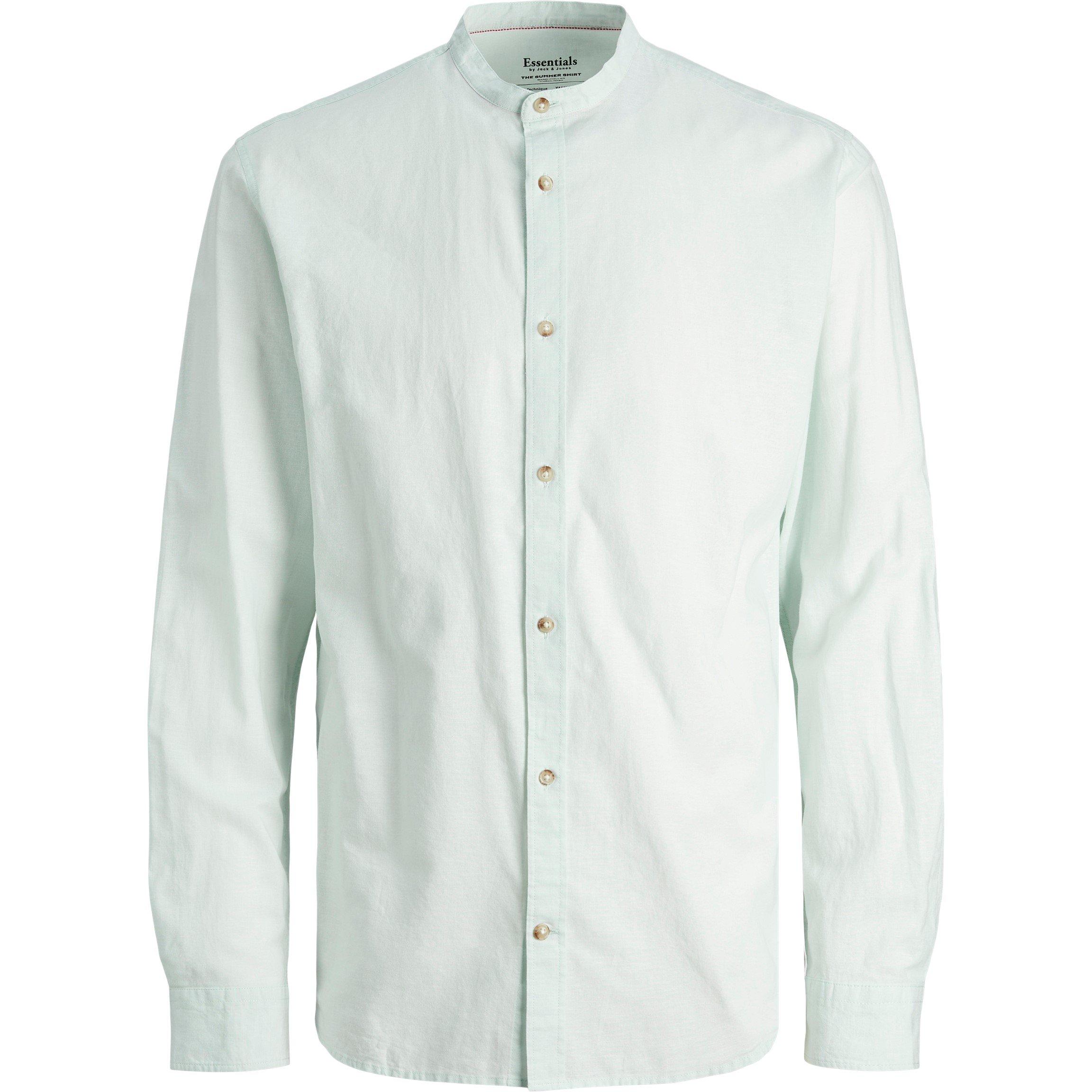 Soothing Sea - Jack and Jones - Men's Long-Sleeve Buttoned Linen Shirt - 5