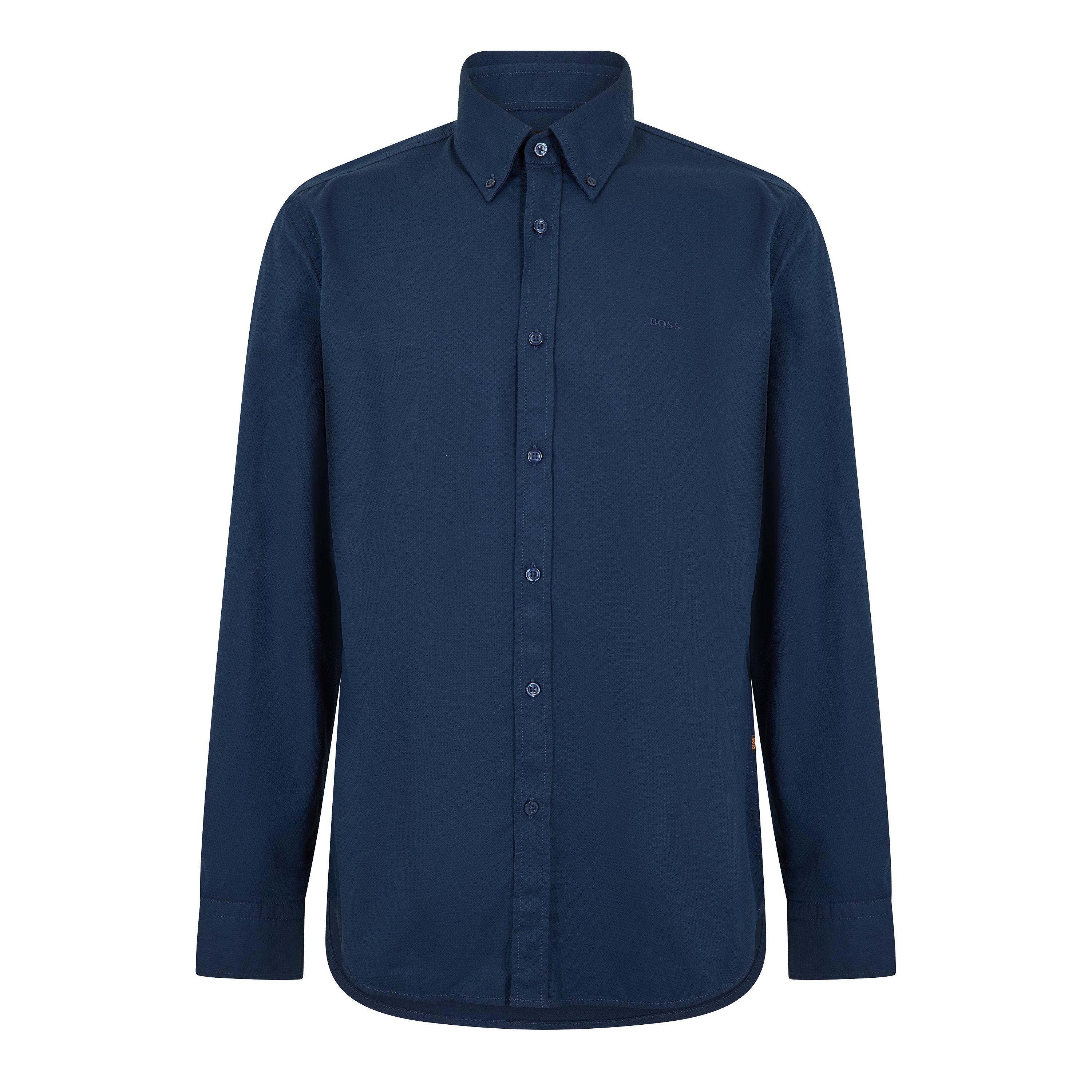 Boss Boss Rickert M 10275448 01 Oxford Shirt Mens - Open Blue - M