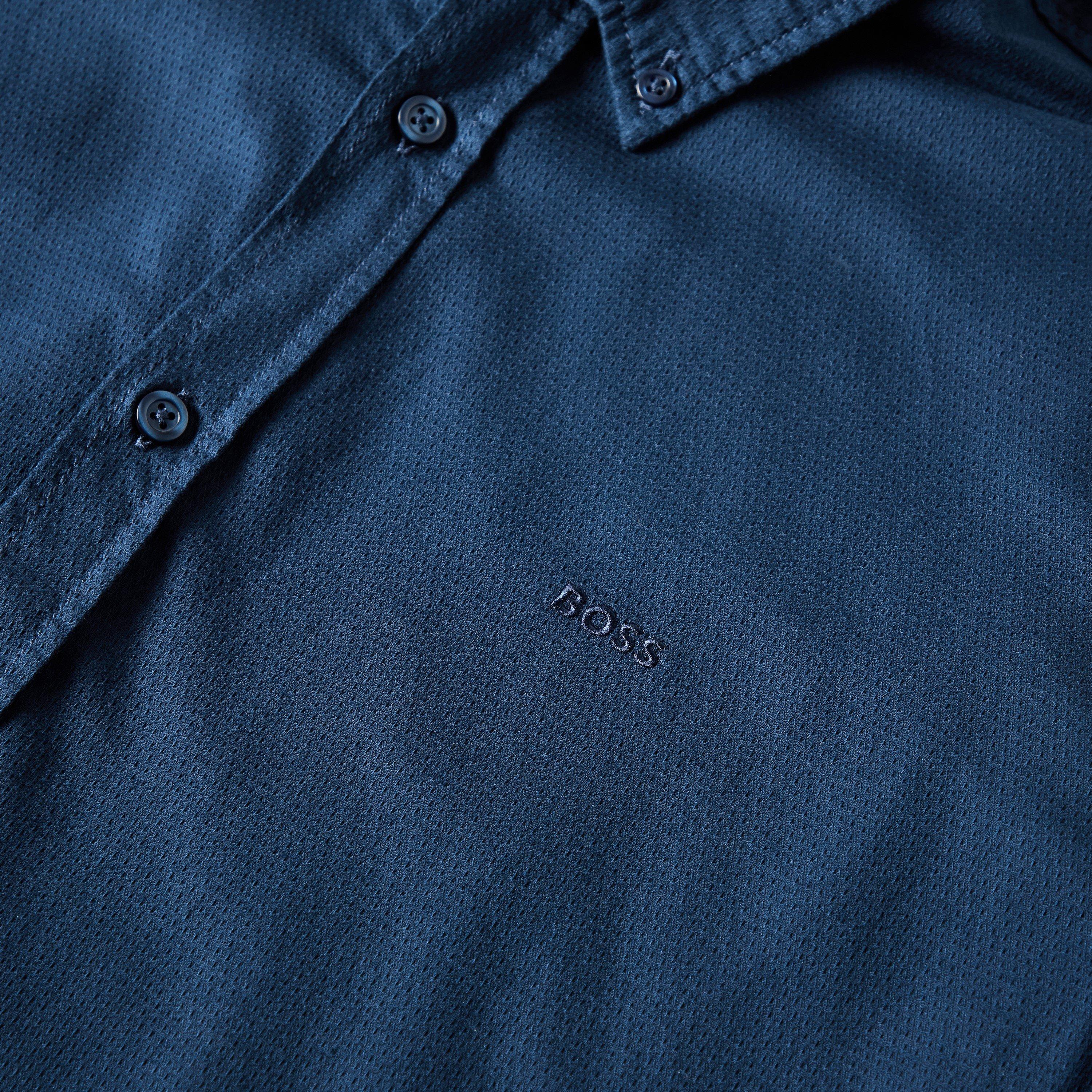 Open Blue - Boss - Boss Rickert M 10275448 01 Oxford Shirt Mens - 3