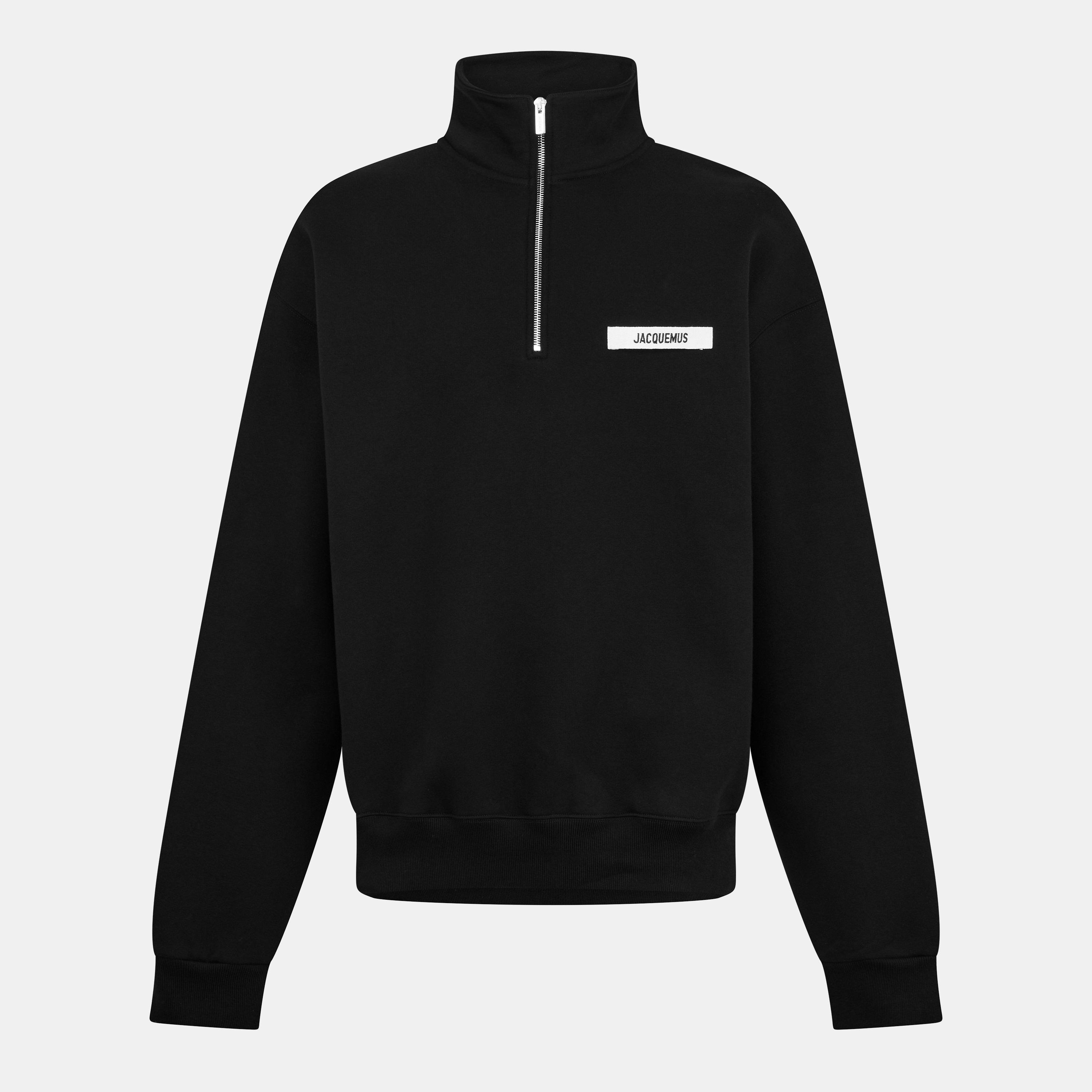 Jacquemus Men's 1/4 Zip Fleece Top | Cruise Fashion