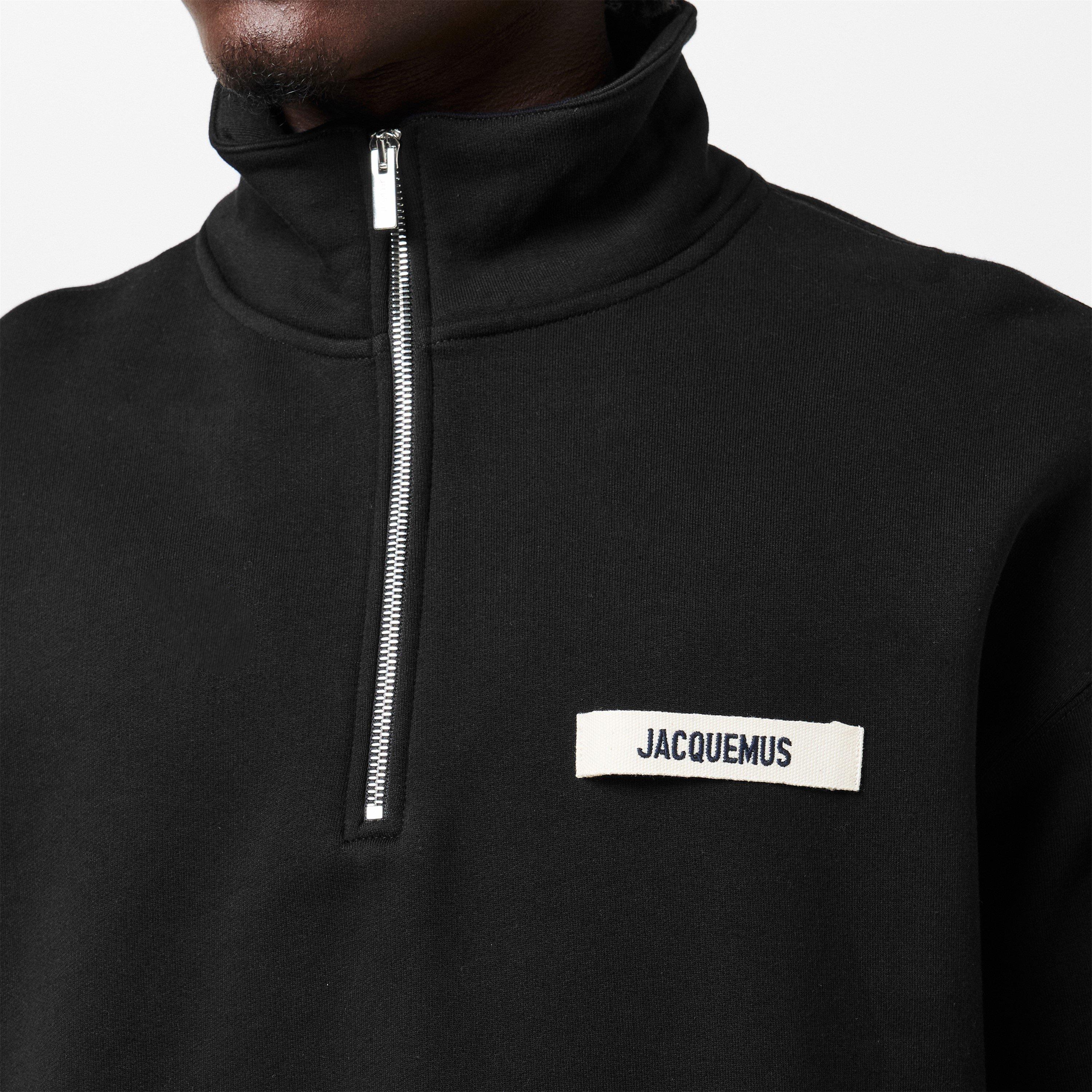 Jacquemus | Men's quarter Zip Fleece Top | 1/4 Zip Fleece Tops
