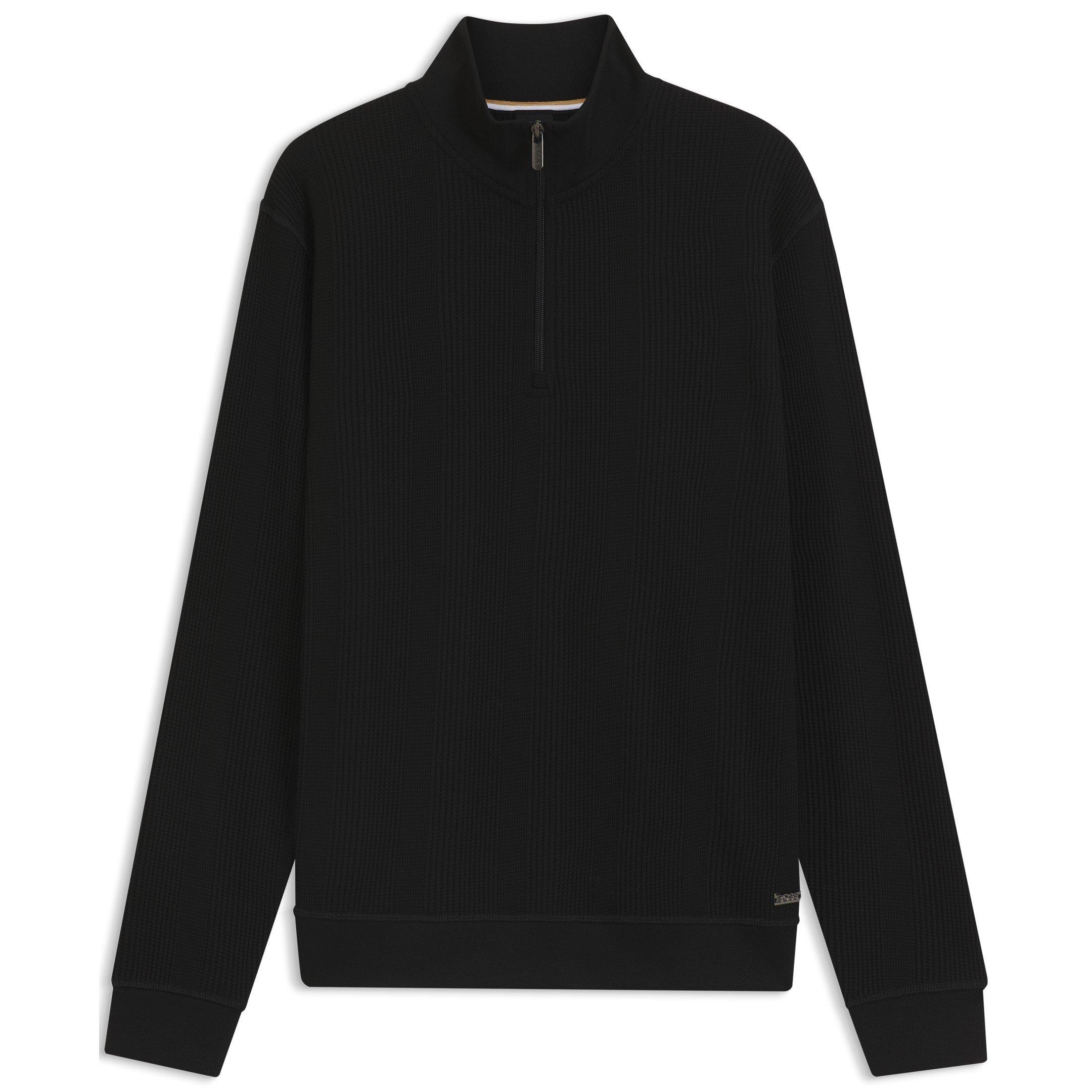Black 001 - Boss - Quarter Zip Jumper