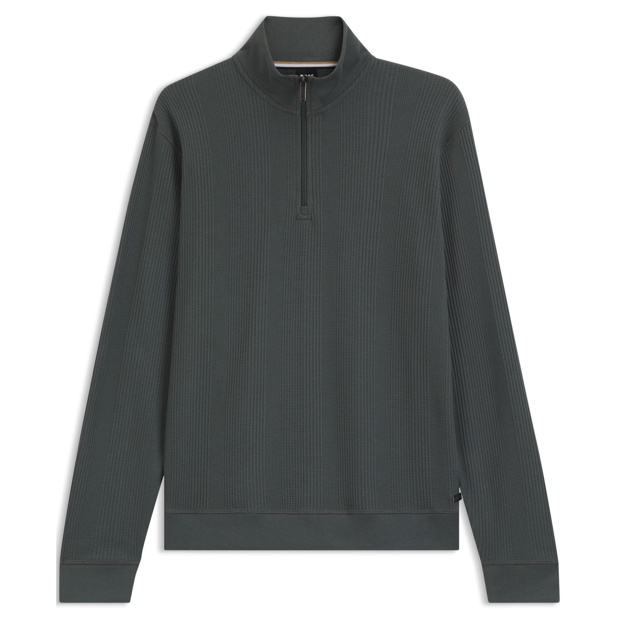 Boss Quarter Zip Jumper - Open Green 345 - M