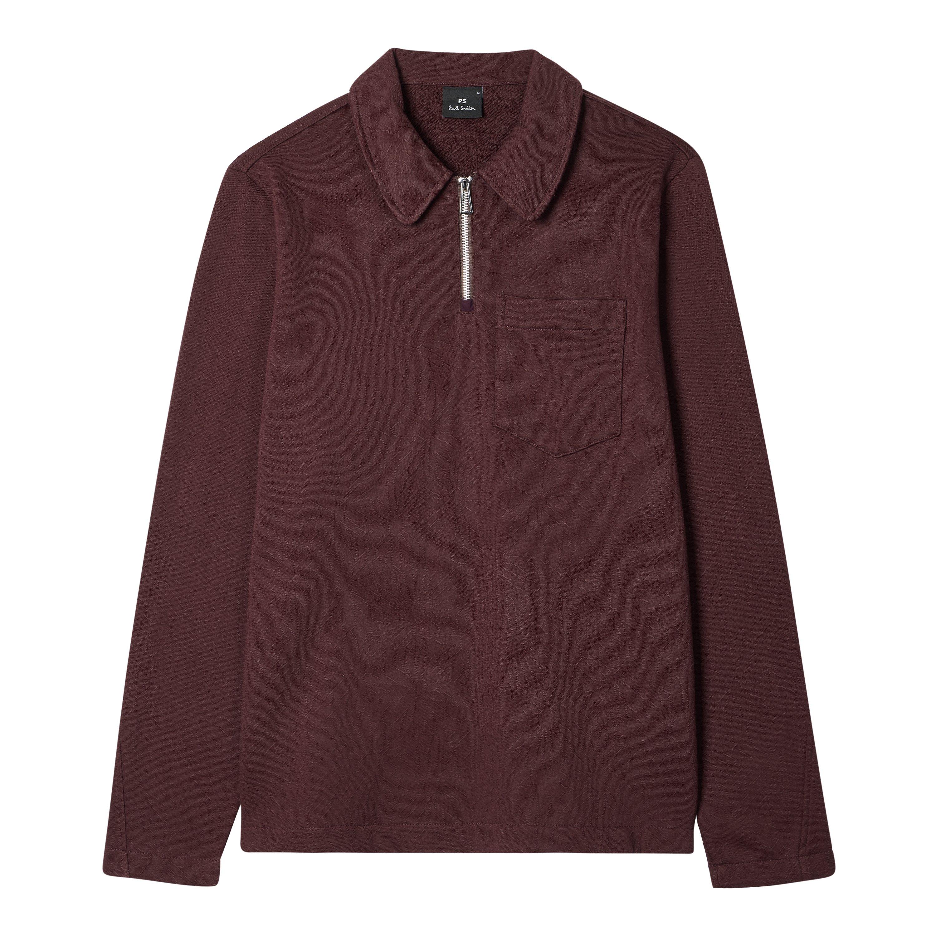 Red 29 - PS Paul Smith - Men's Flower 1/2 Zip Fleece - 1