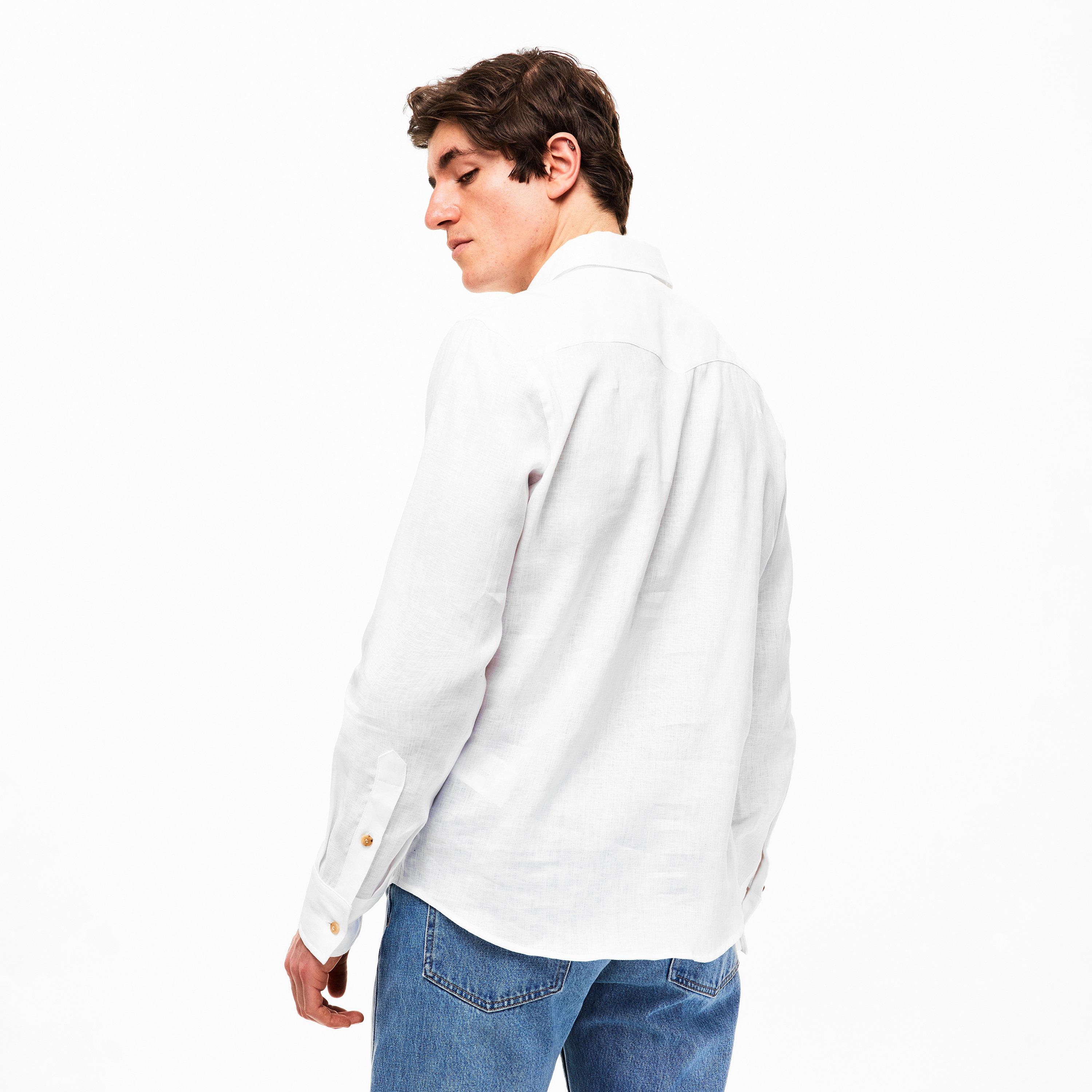 A00 White - Jacob Cohen - Jacob Western Linen Sn62 - 4