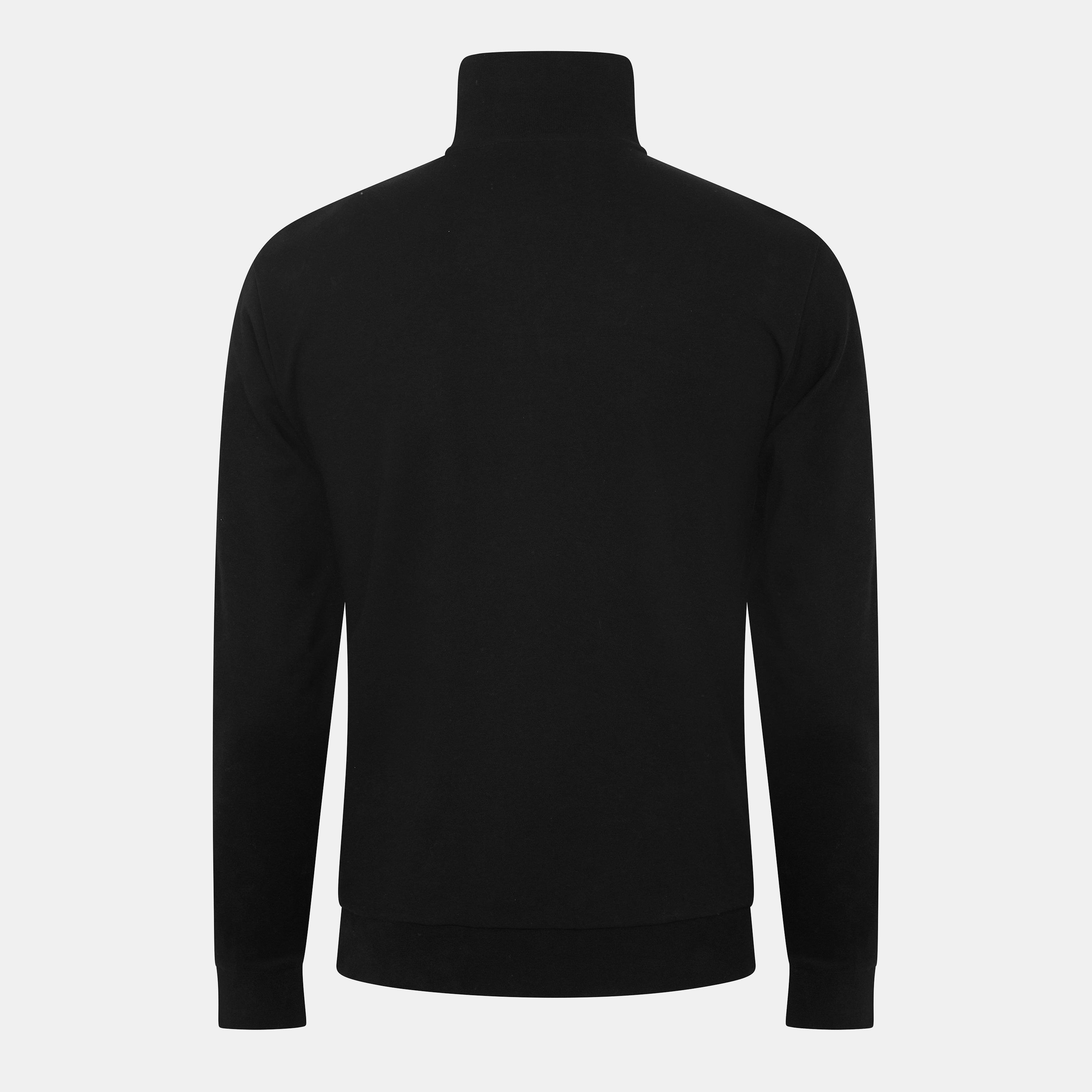 Black - Boss - Men's Quarter-Zip Fleece - 2