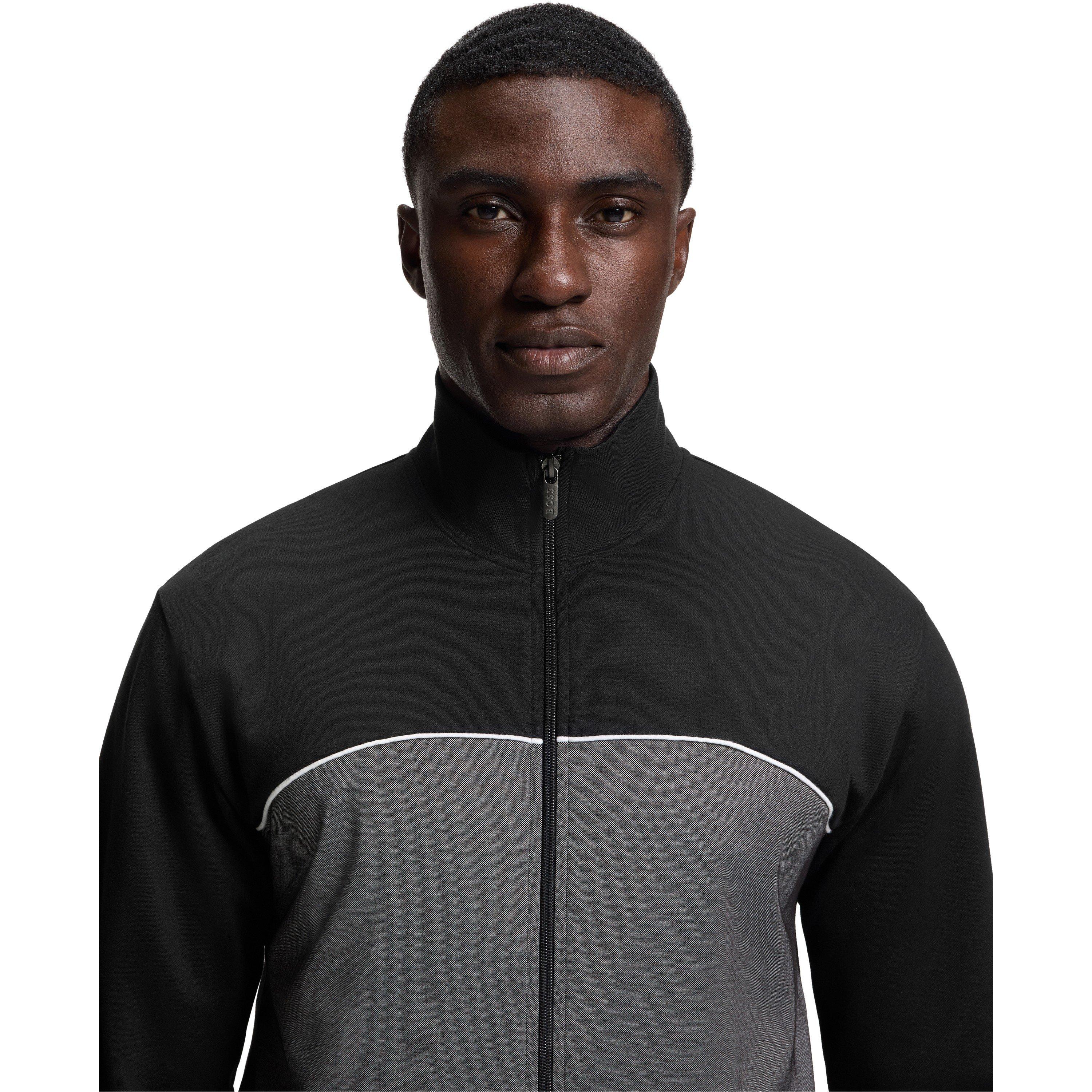 Black - Boss - Tracksuit Jacket - 4