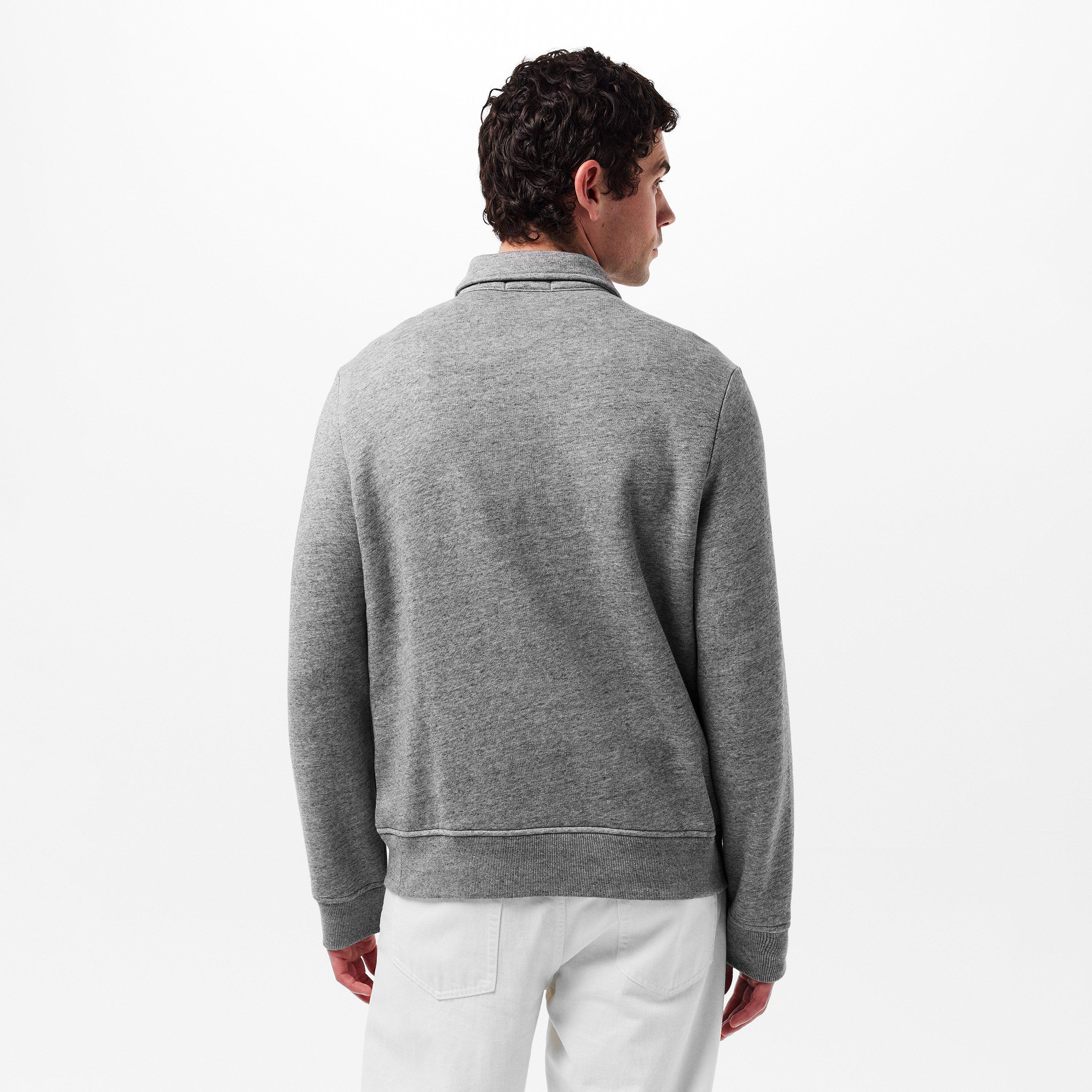 DarkVntge Hthr - Polo Ralph Lauren - Men's quarter Zip Fleece - 4