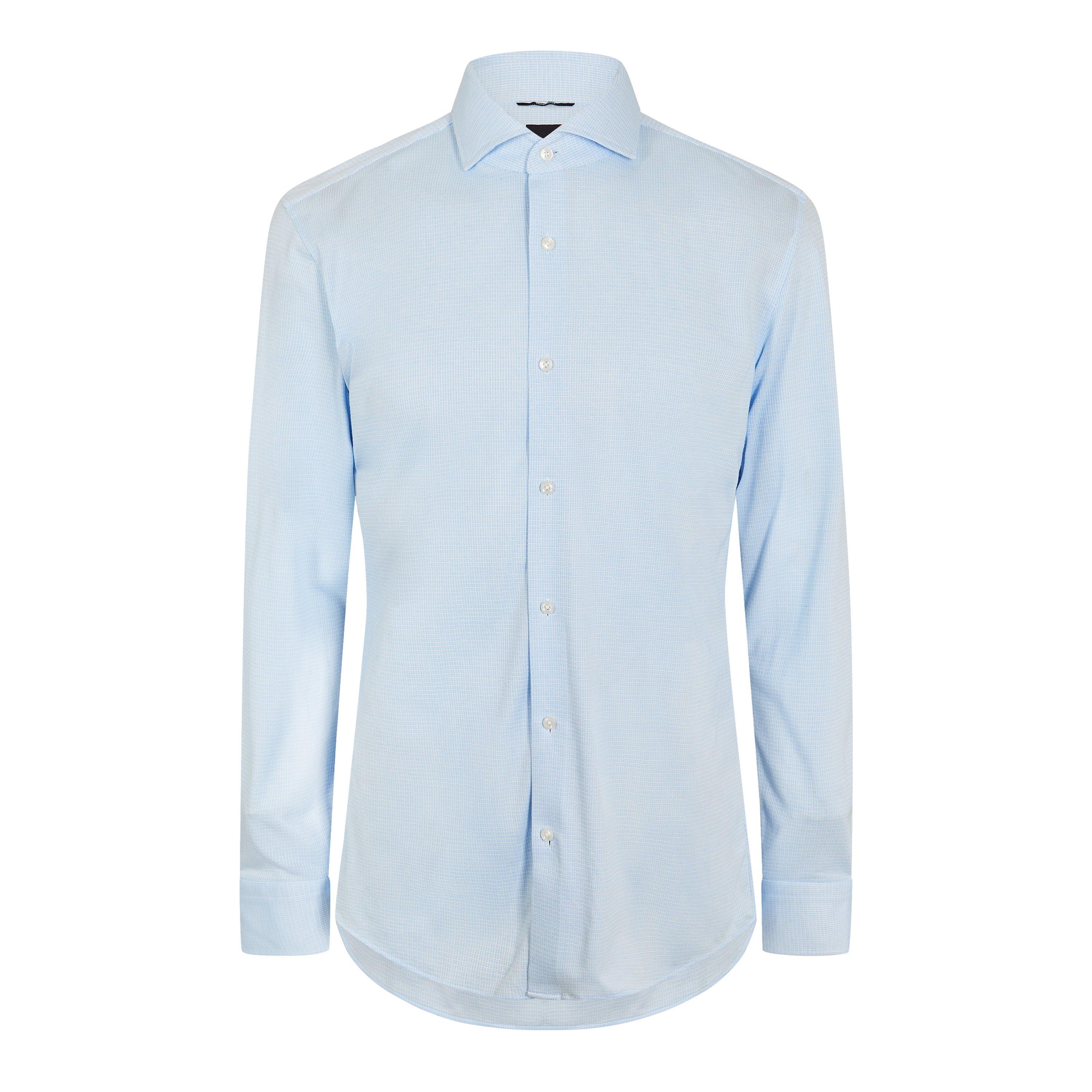 Pastel Blue - Boss - Boss P-Hank-Sp-261 10277390 01 Oxford Shirt Mens - 1