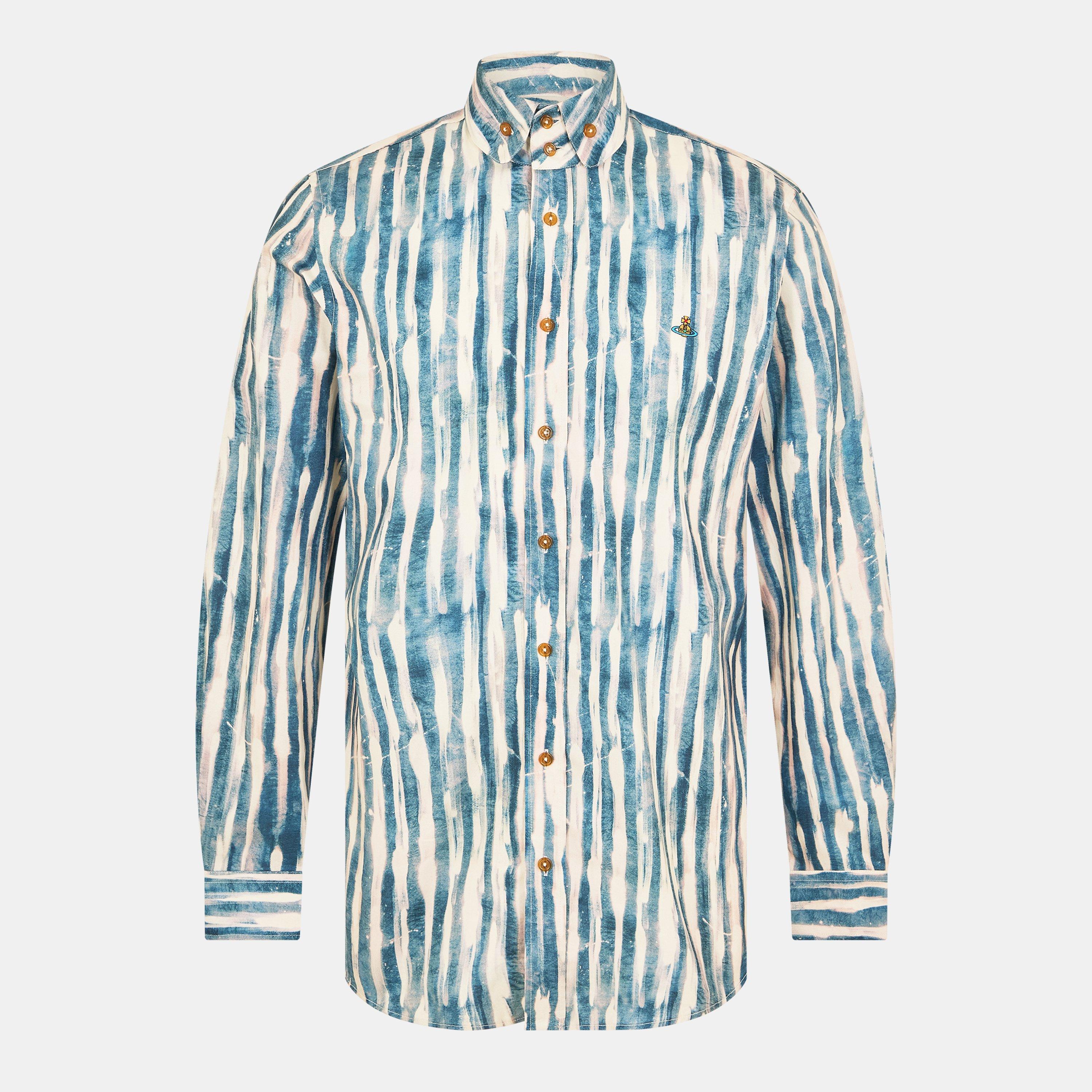 Paint Stripes - Vivienne Westwood - Men's Patterned Long-Sleeve Shirt - 1