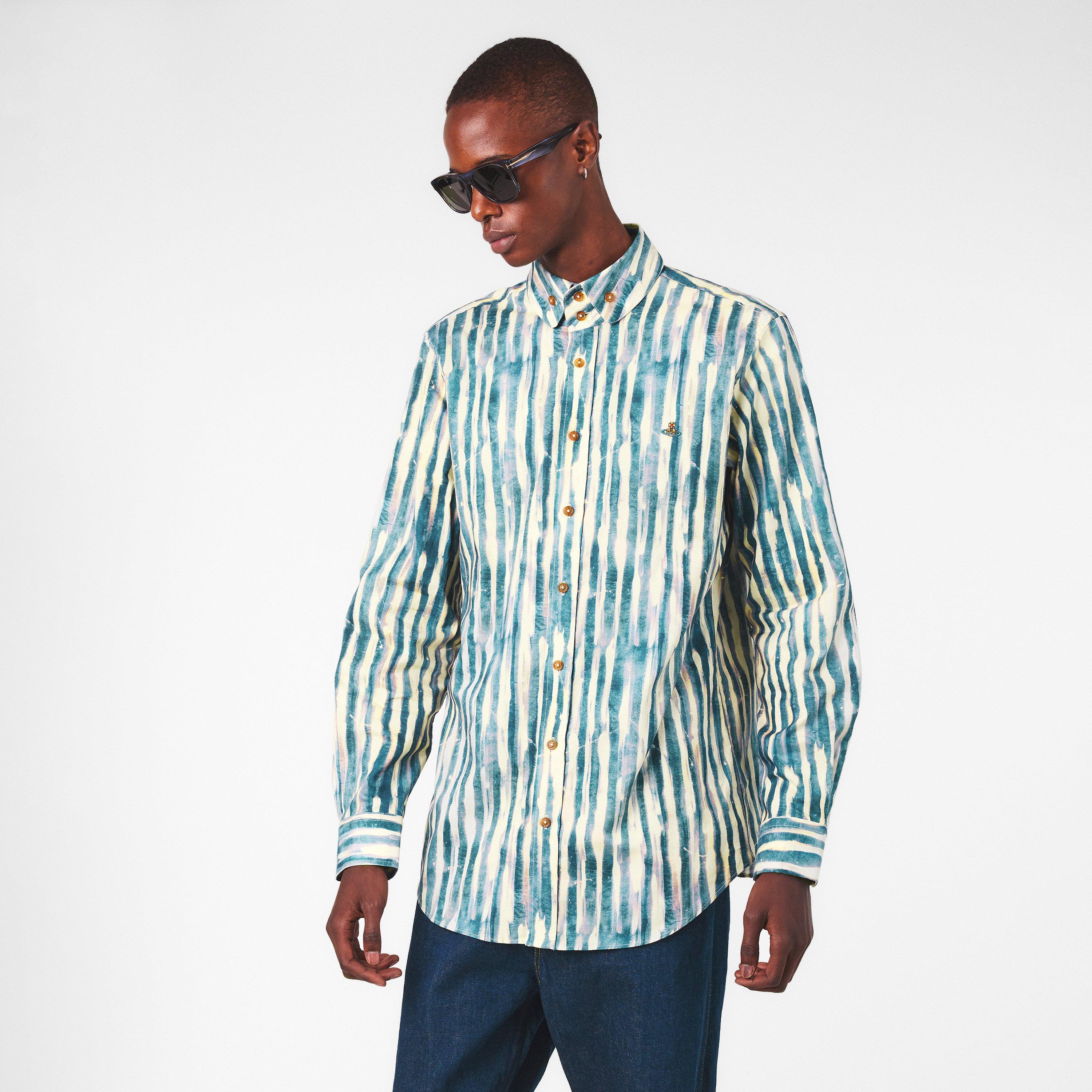 Paint Stripes - Vivienne Westwood - Men's Patterned Long-Sleeve Shirt - 3
