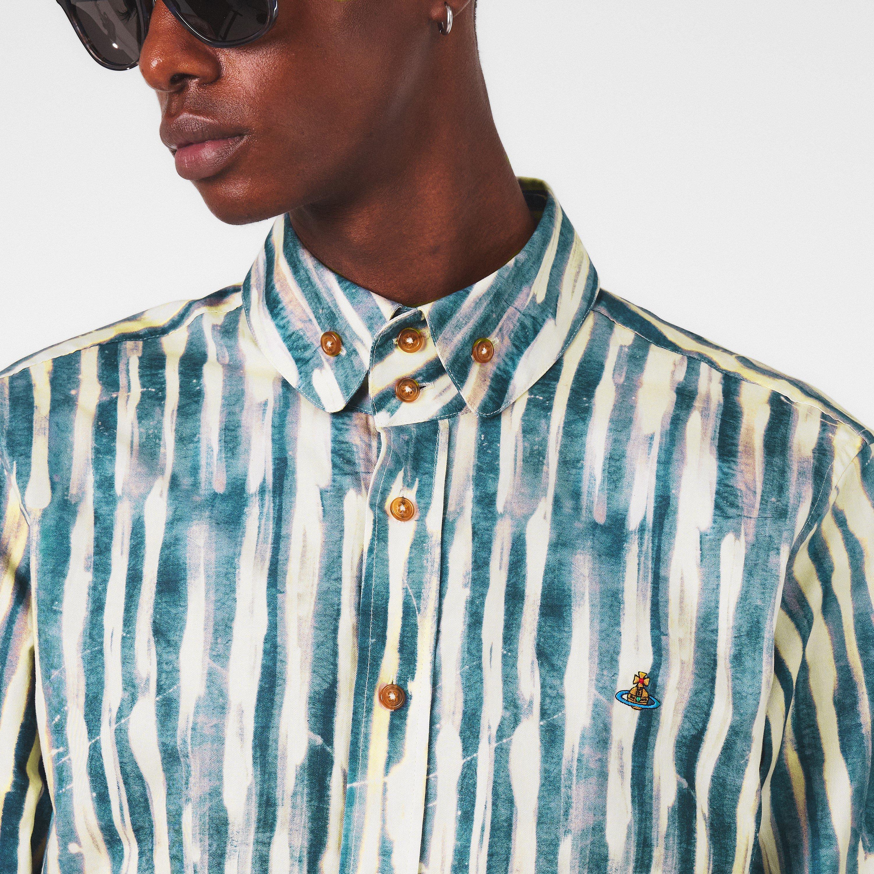 Paint Stripes - Vivienne Westwood - Men's Patterned Long-Sleeve Shirt - 5