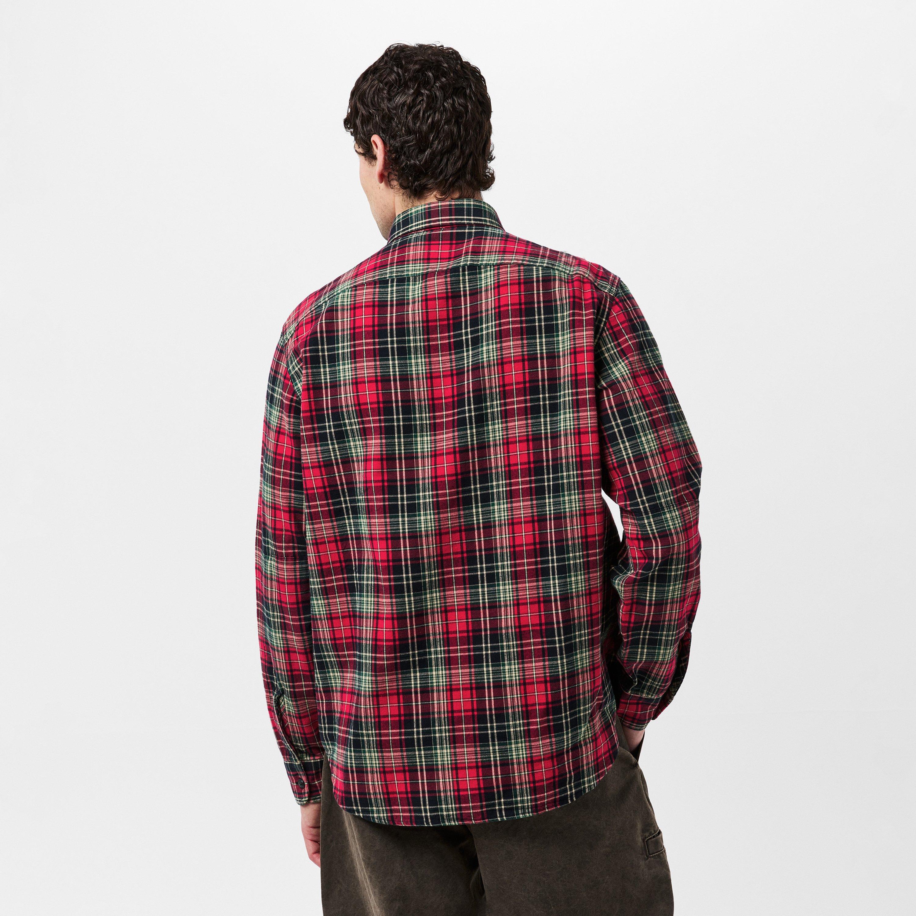 Red/Black Multi - Polo Ralph Lauren - Men's Long-Sleeve Flannel Patterned Shirt - 4