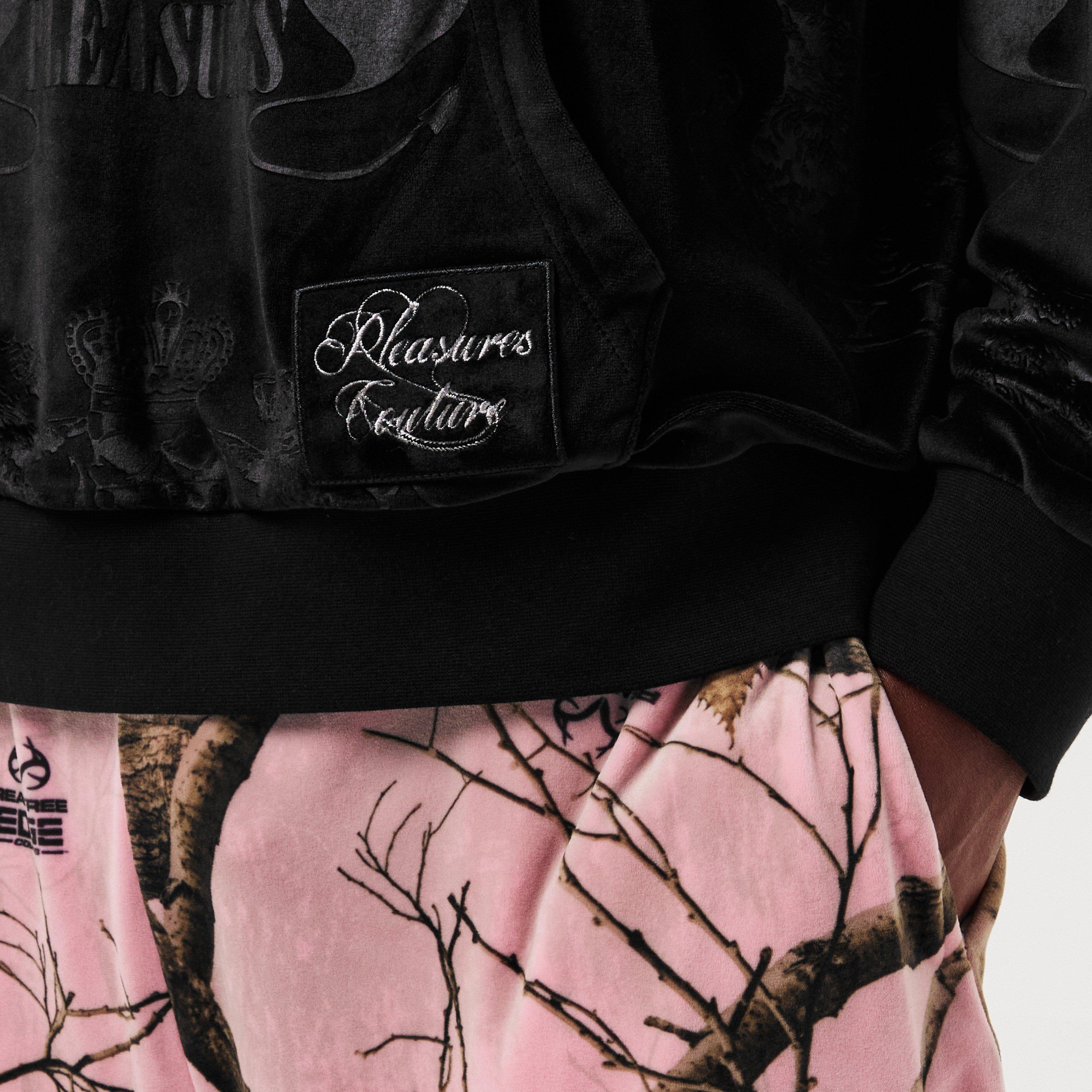 Black - Pleasures - X Juicy Couture Crest Velour Quarter Zip - 5